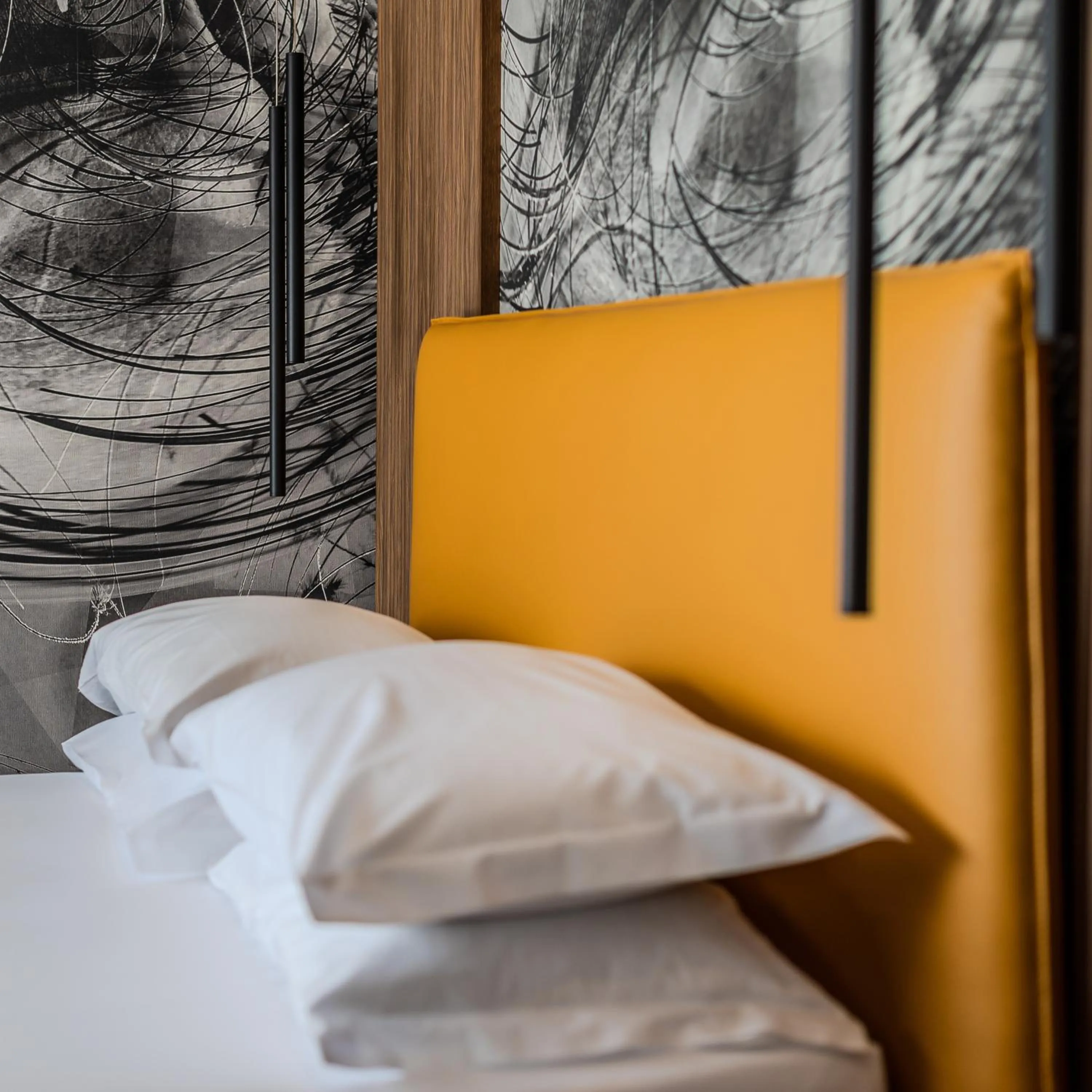 Bedroom, Bed in Hotel Cesare Augustus