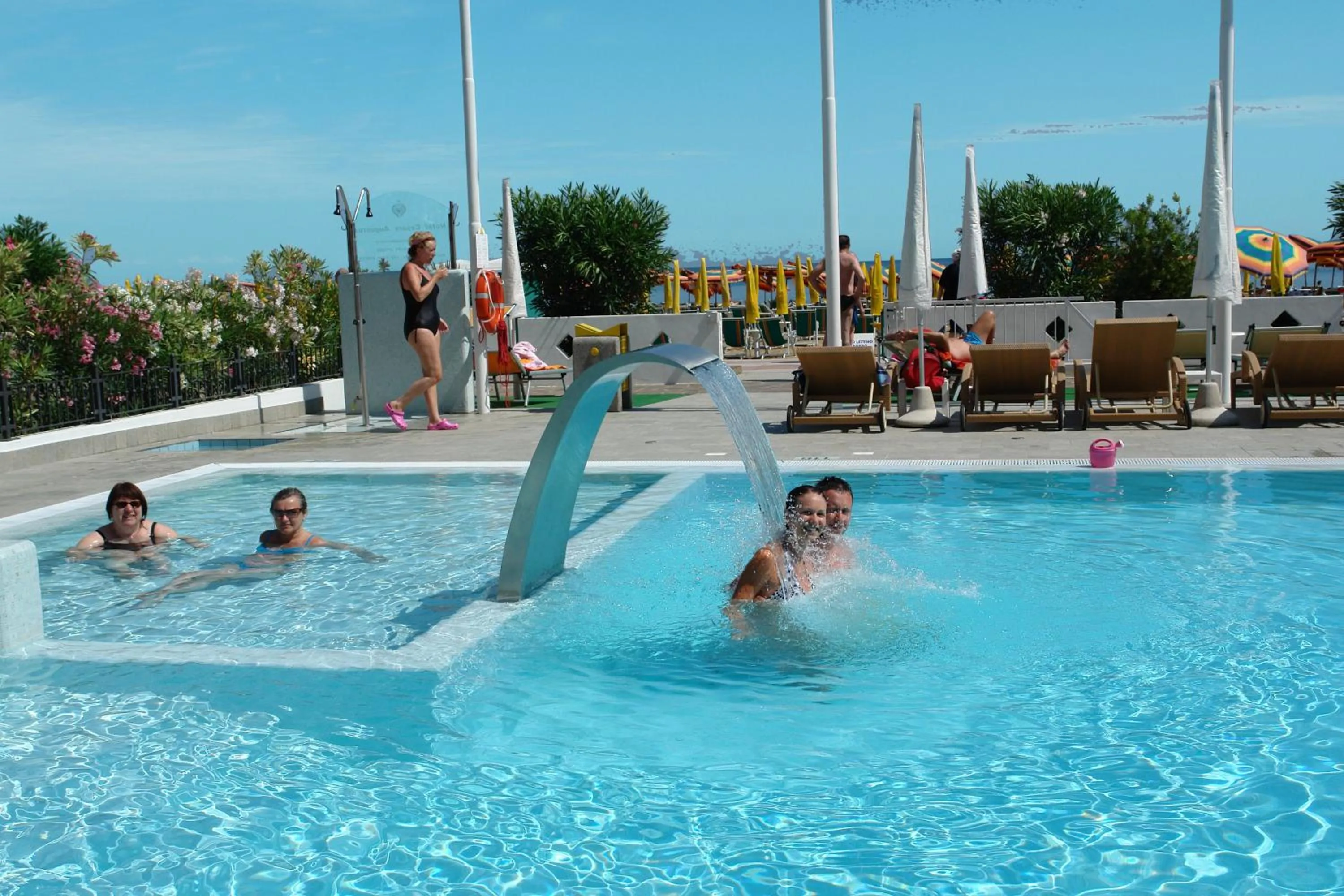 Swimming pool in Hotel Cesare Augustus