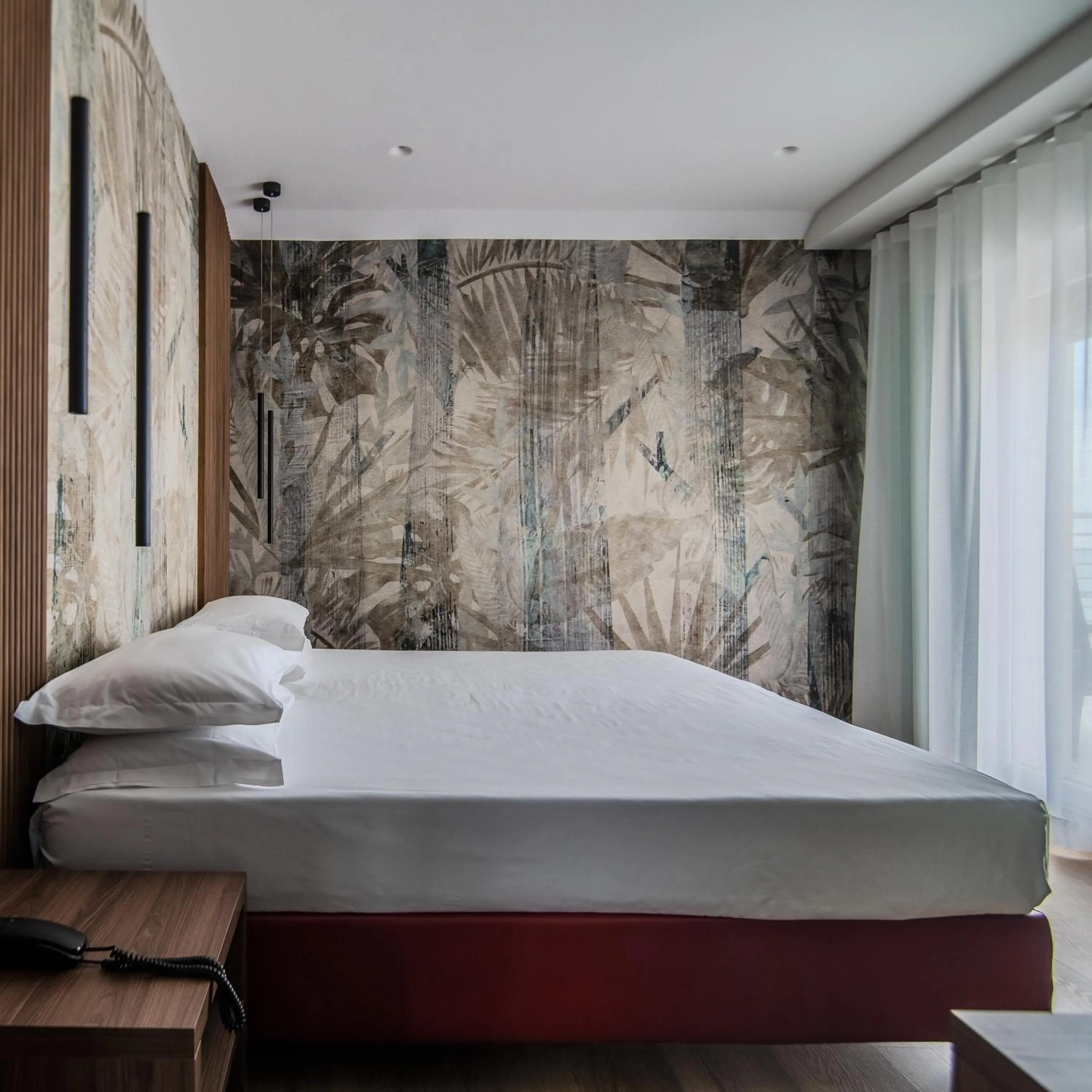 Bedroom, Bed in Hotel Cesare Augustus