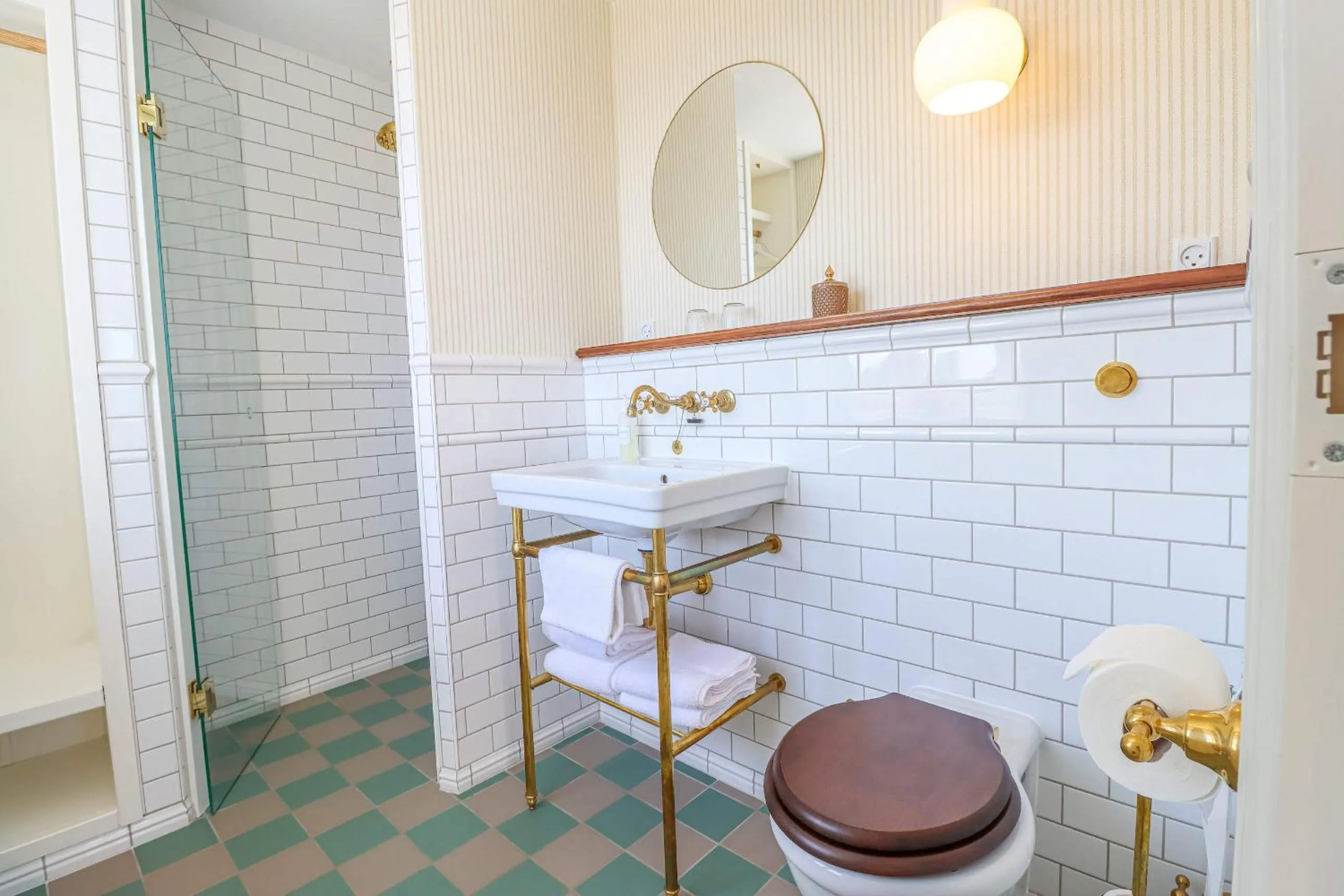 Bathroom in Stammershalle Badehotel