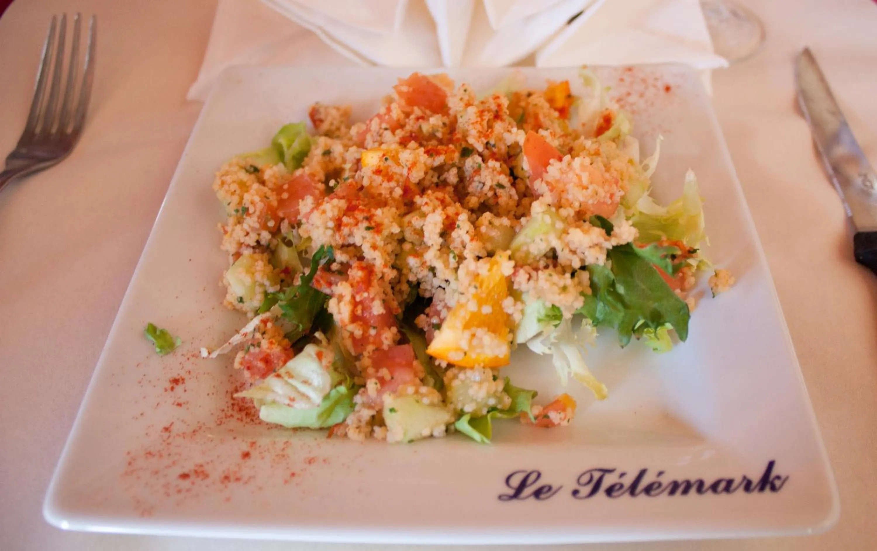 Food close-up in Le Télémark