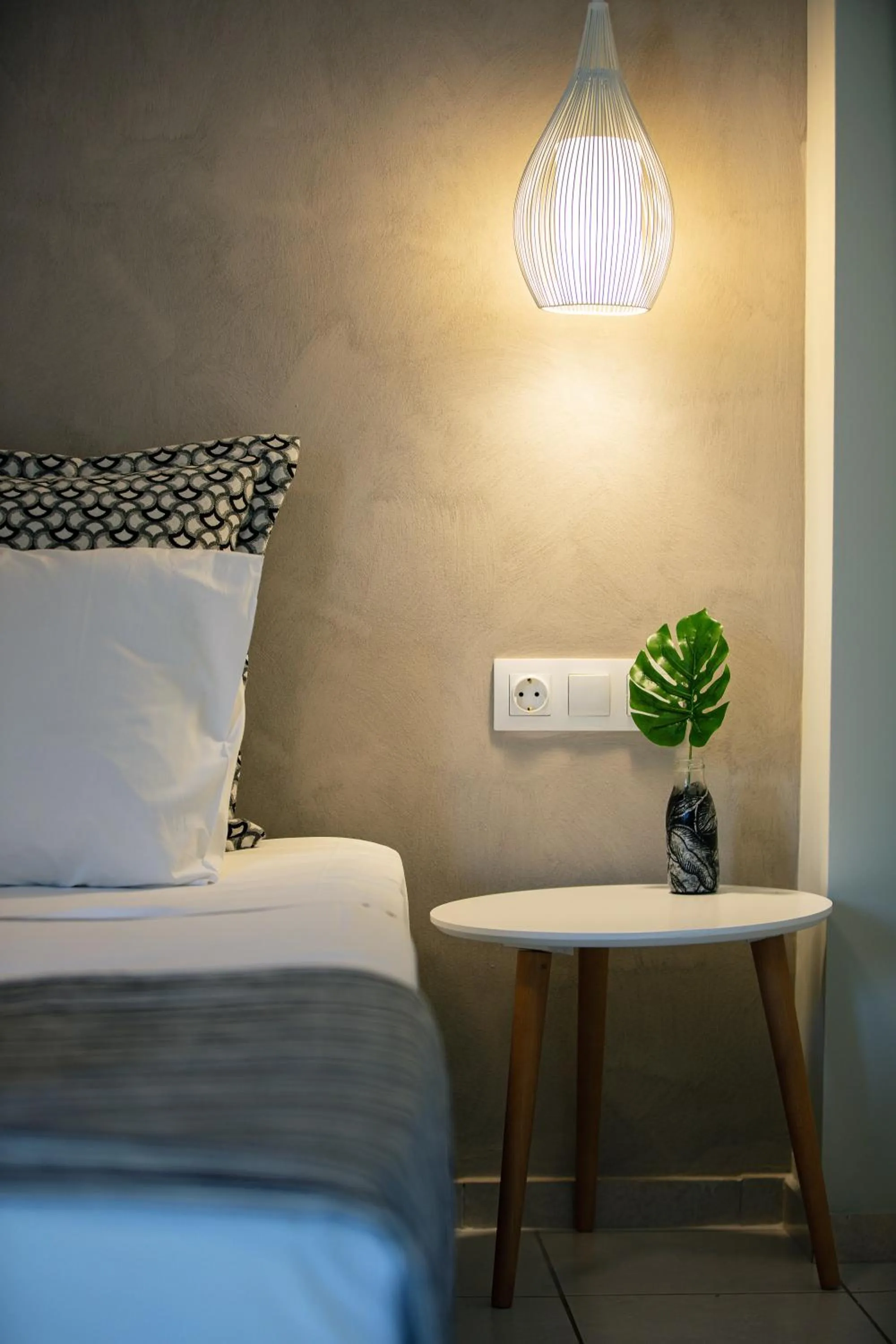 Bedroom, Bed in Anthos Apartments