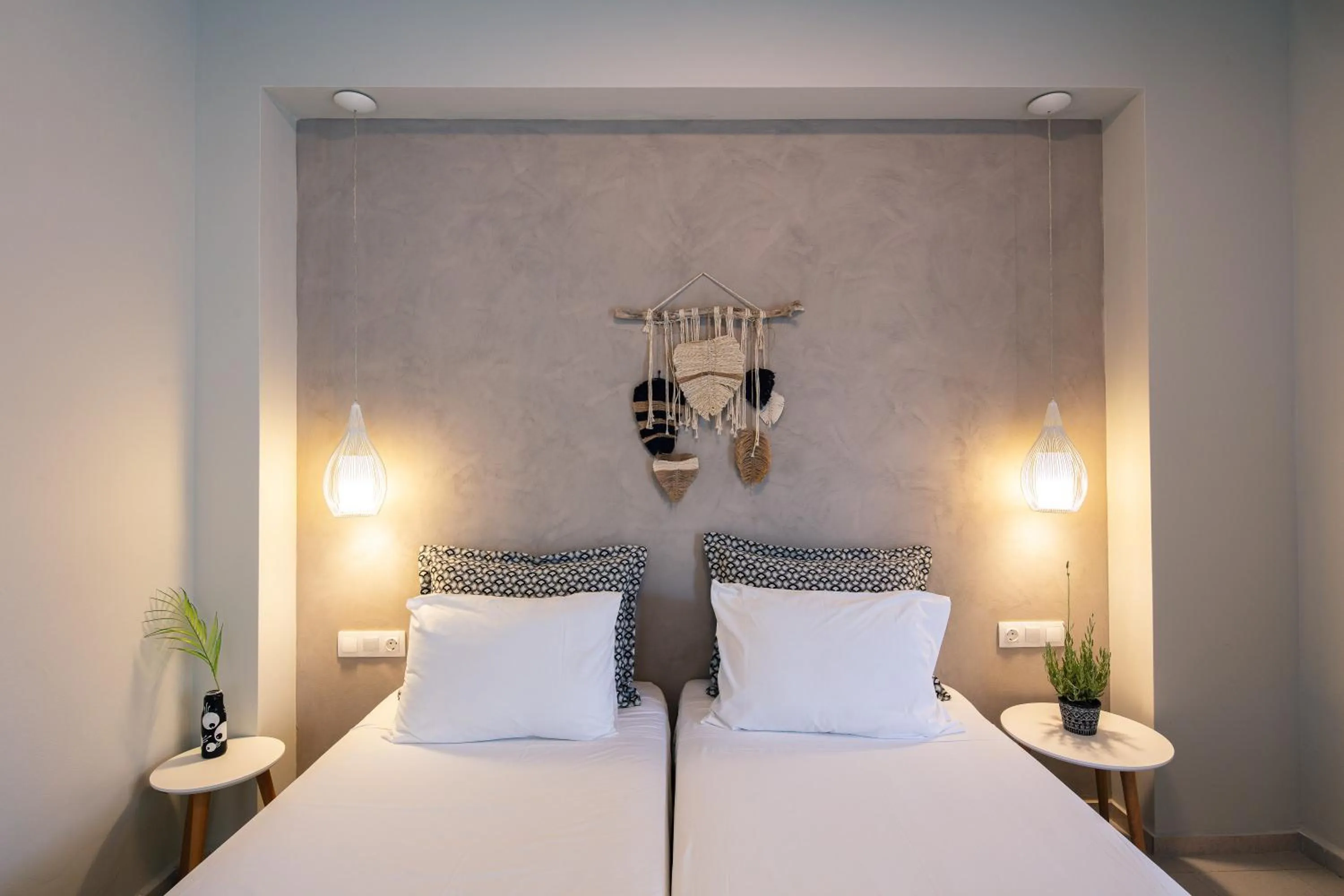 Bedroom, Bed in Anthos Apartments