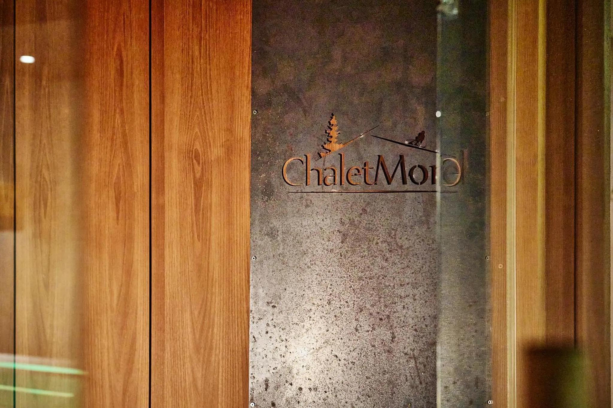 Property logo or sign in Chalet Morel 1586 Hotel & Spa