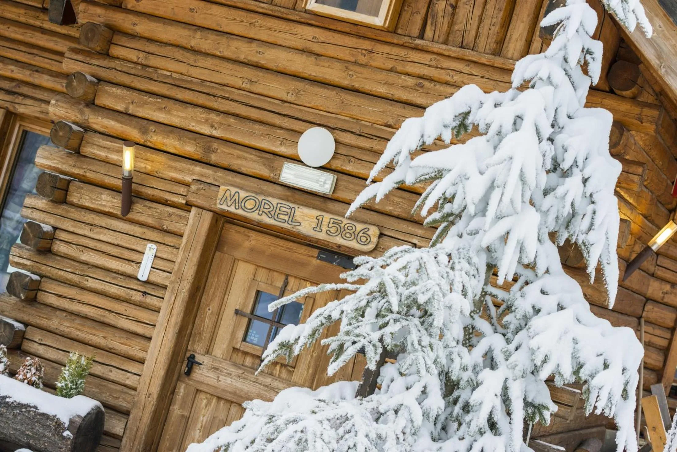 Facade/entrance in Chalet Morel 1586 Hotel & Spa