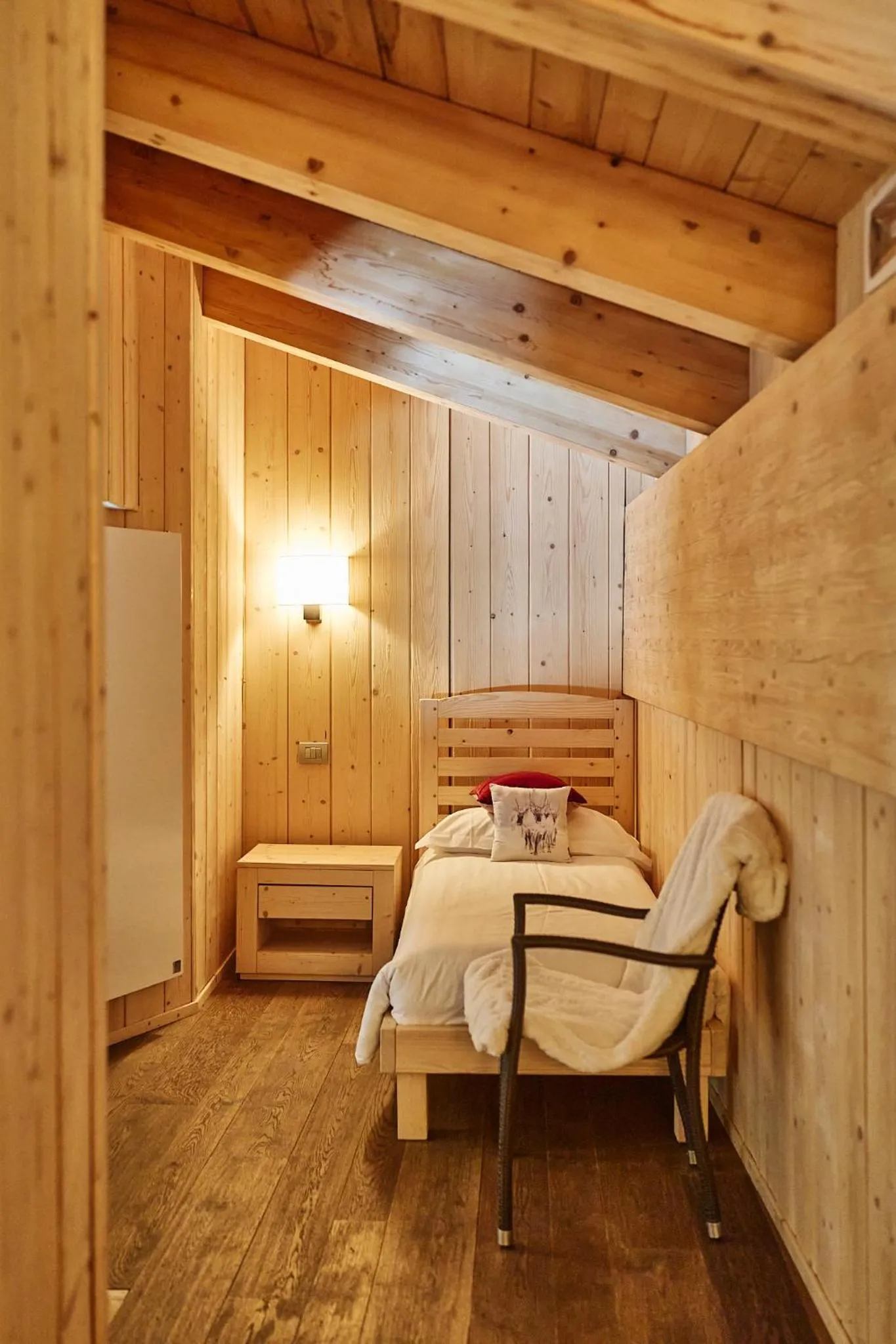 Bedroom in Chalet Morel 1586 Hotel & Spa