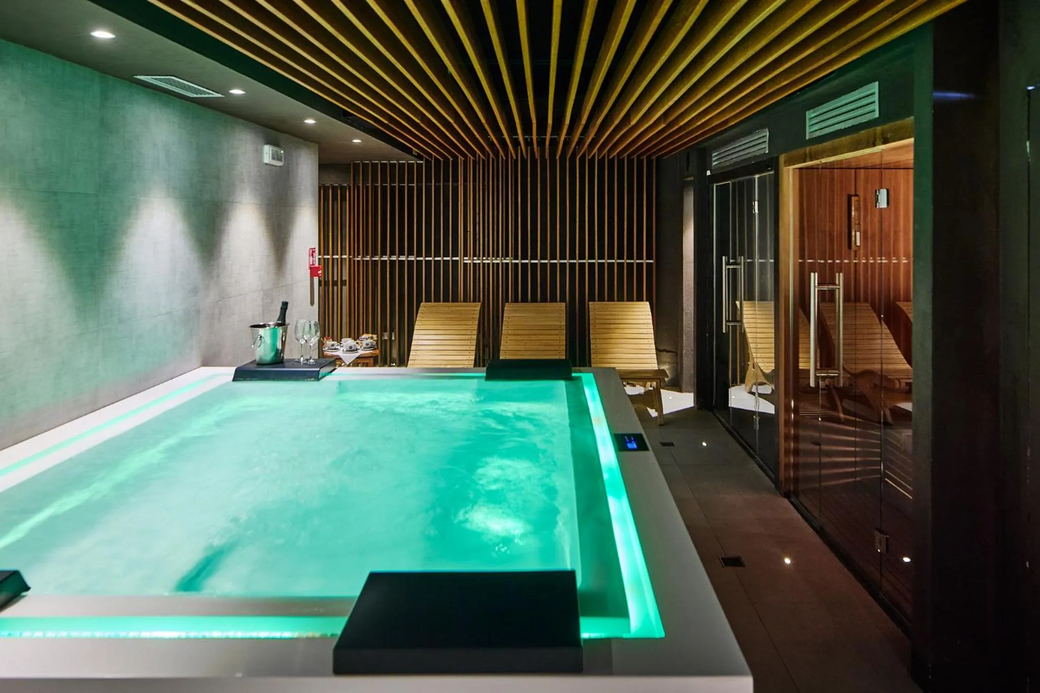 Spa and wellness centre/facilities in Chalet Morel 1586 Hotel & Spa