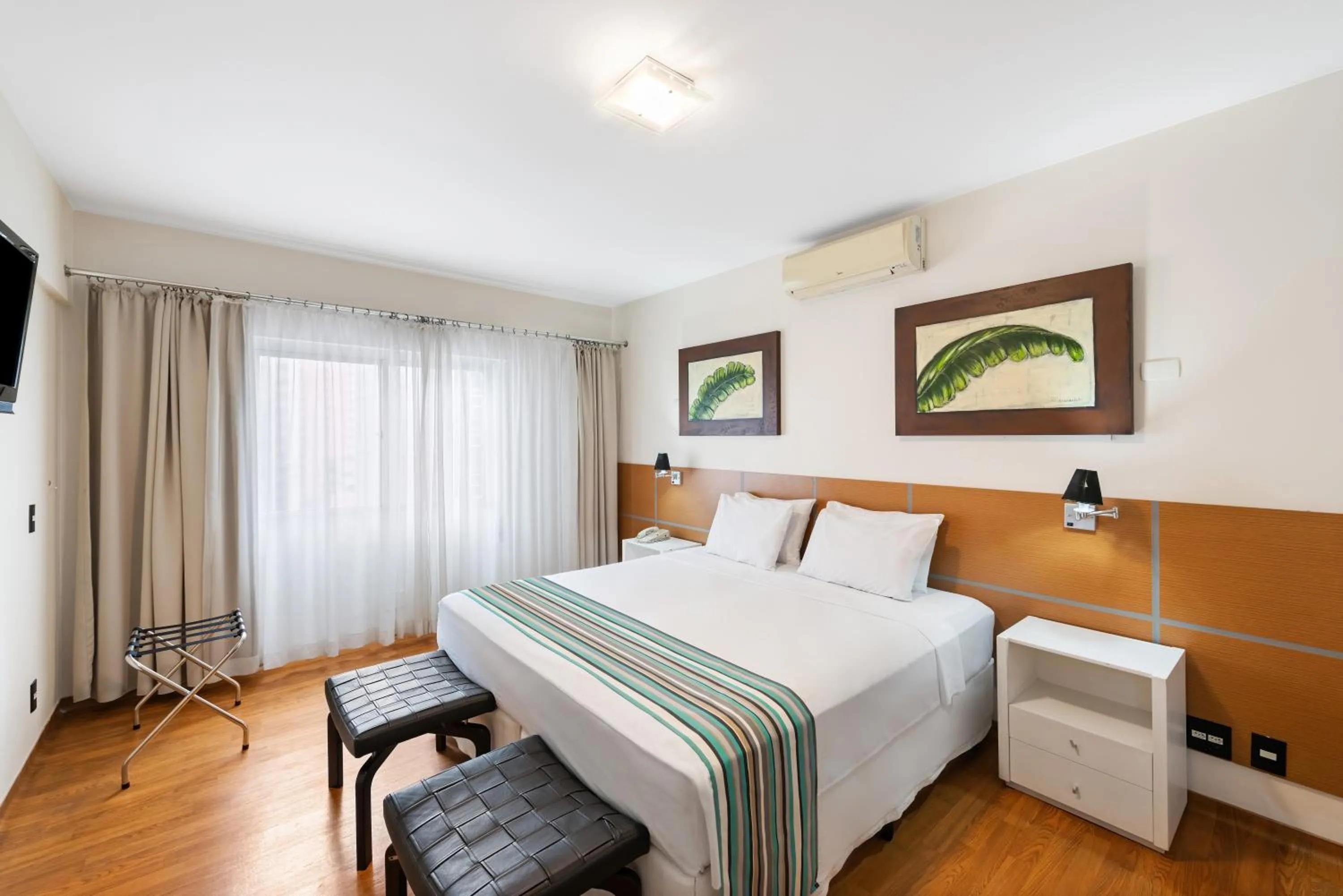 Bed in Capcana Hotel Jardins