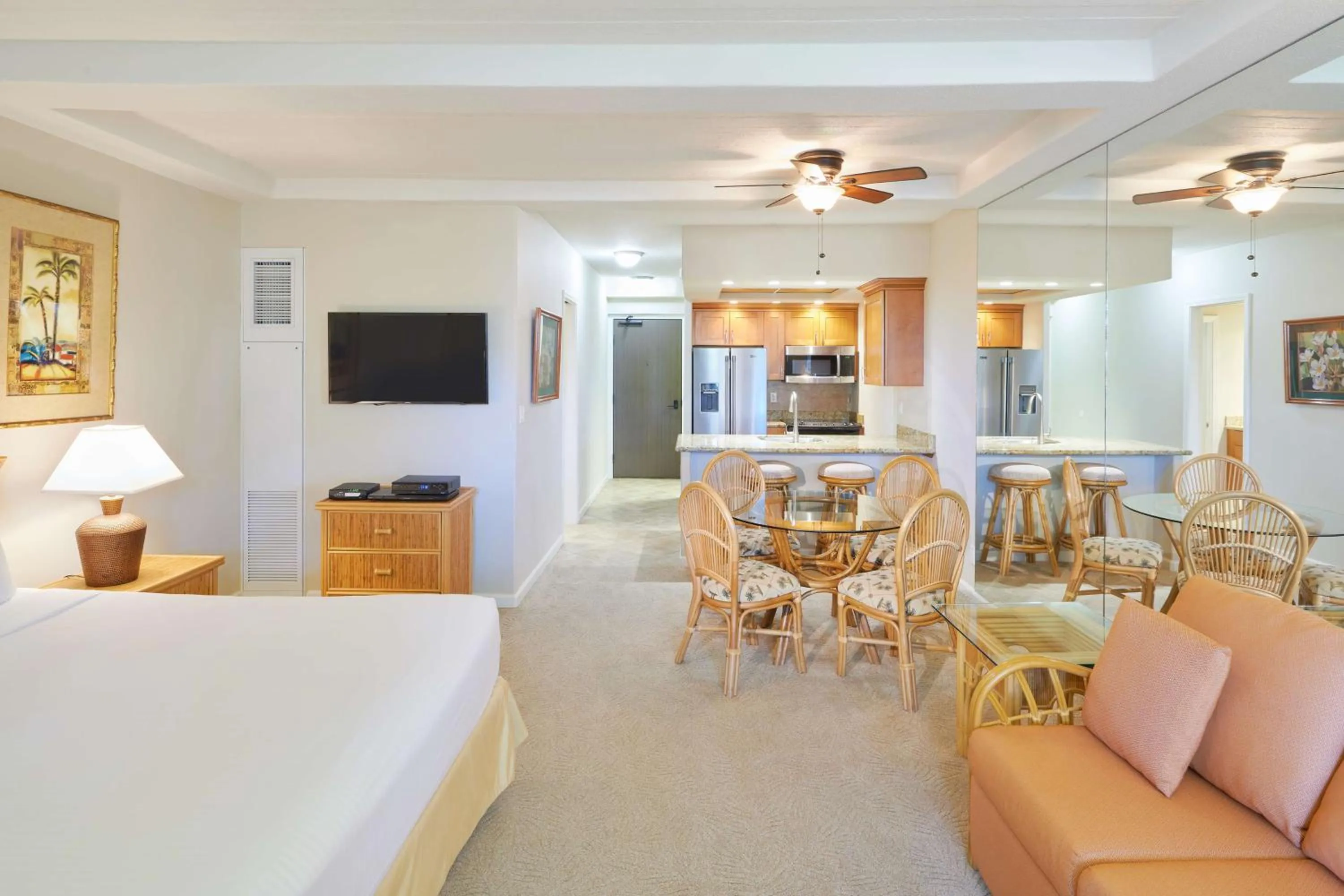 Bed in Aston at The Whaler on Kaanapali Beach