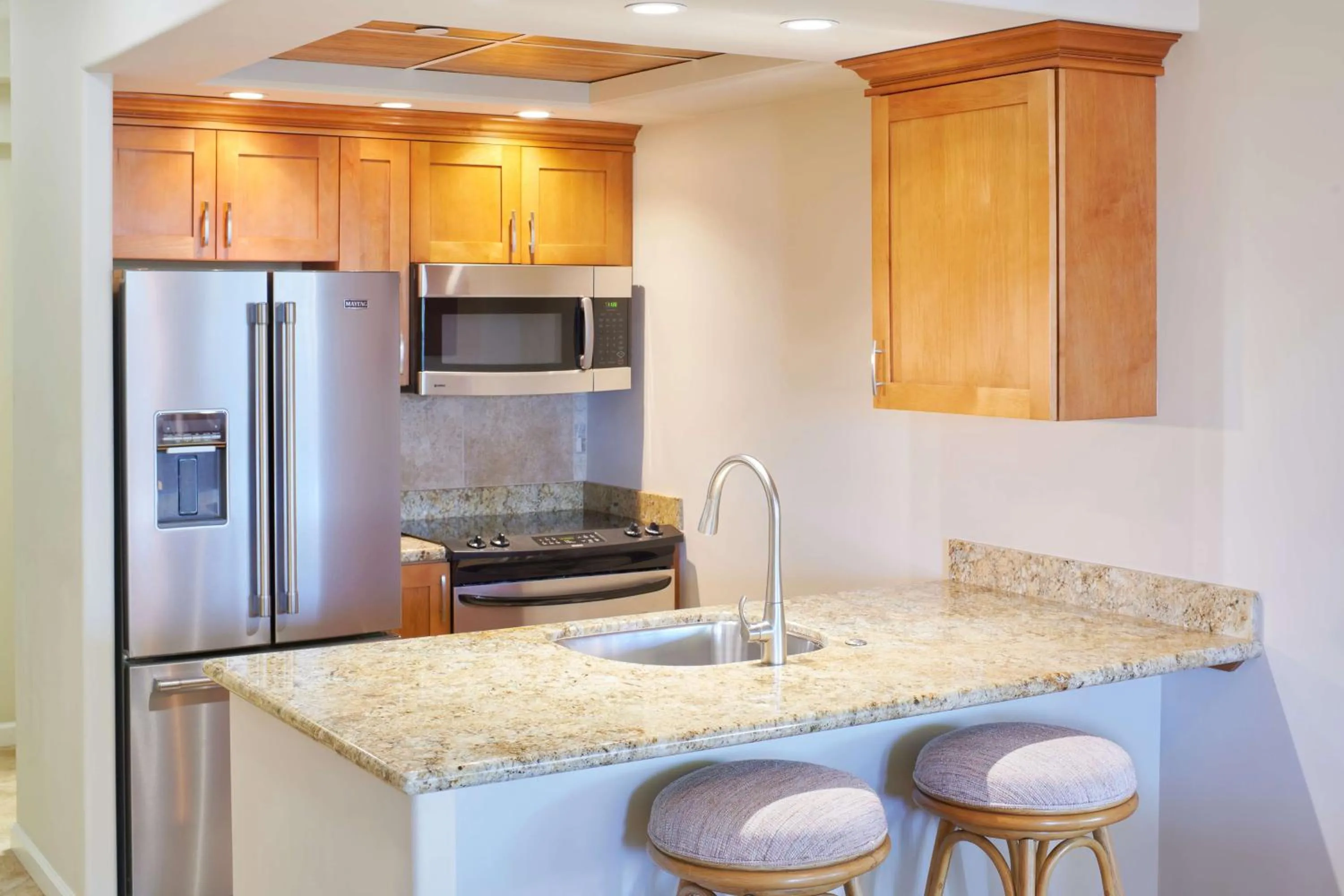 Kitchen or kitchenette in Aston at The Whaler on Kaanapali Beach