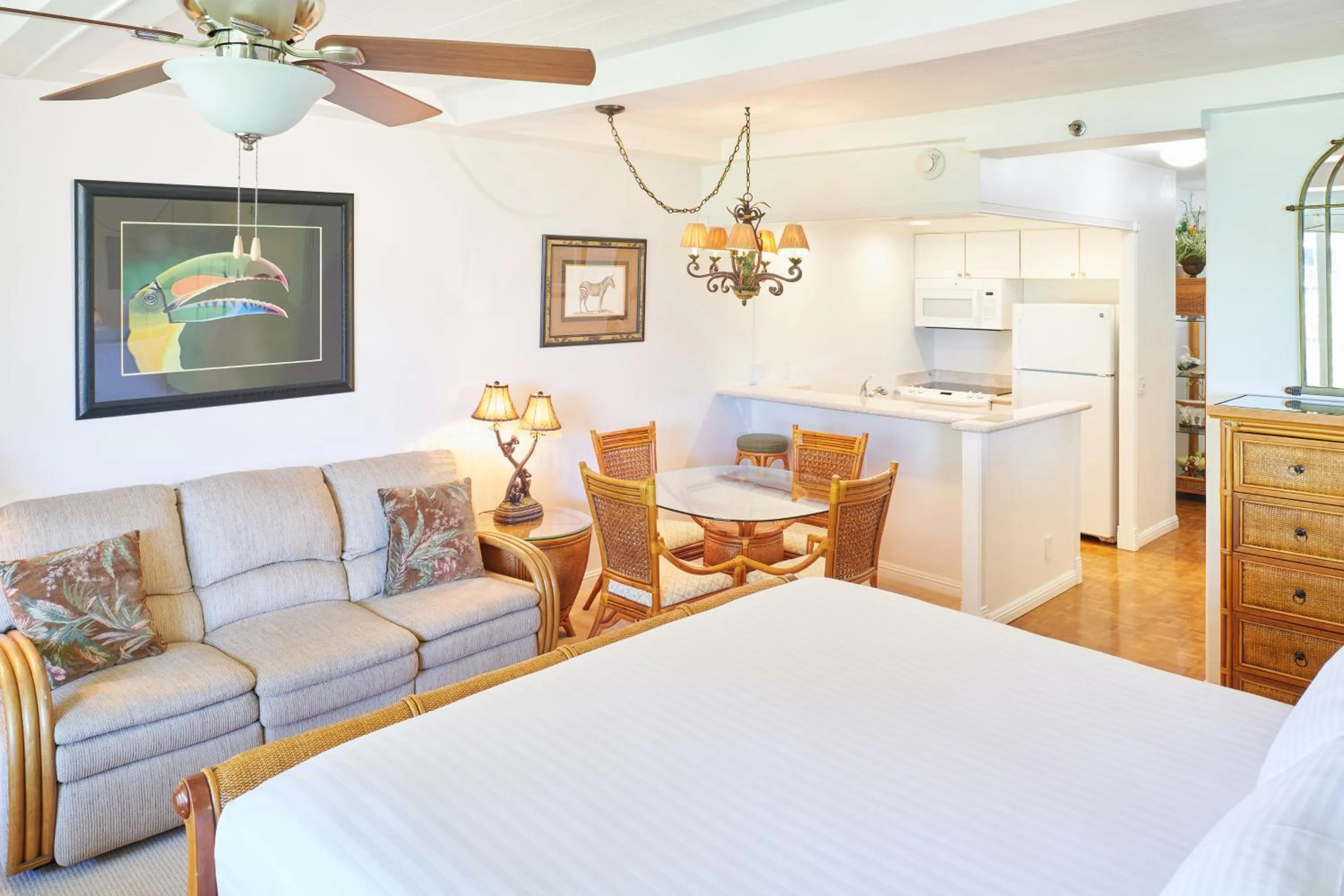 Bed in Aston at The Whaler on Kaanapali Beach