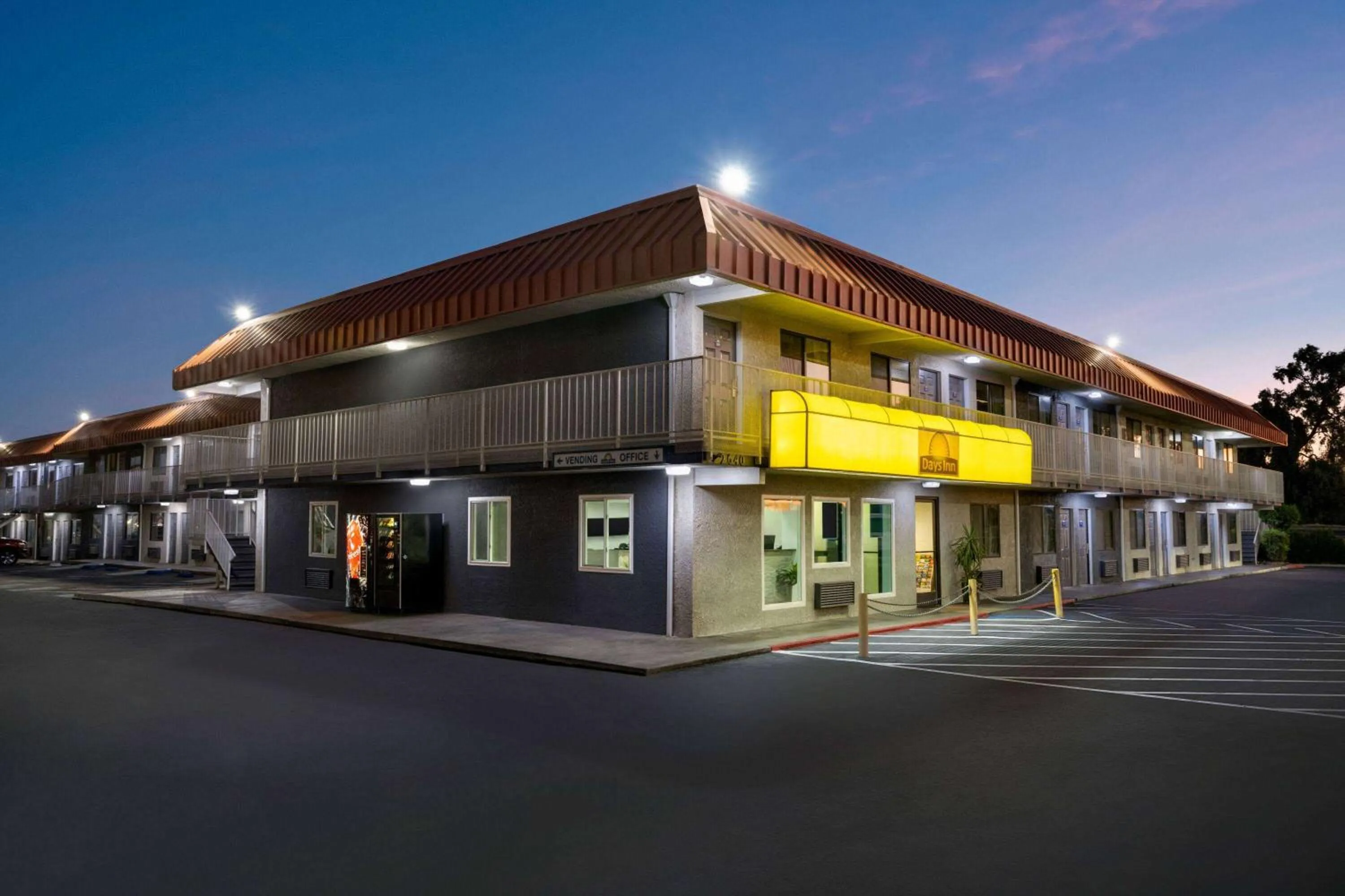 Property building in Days Inn by Wyndham Fresno South