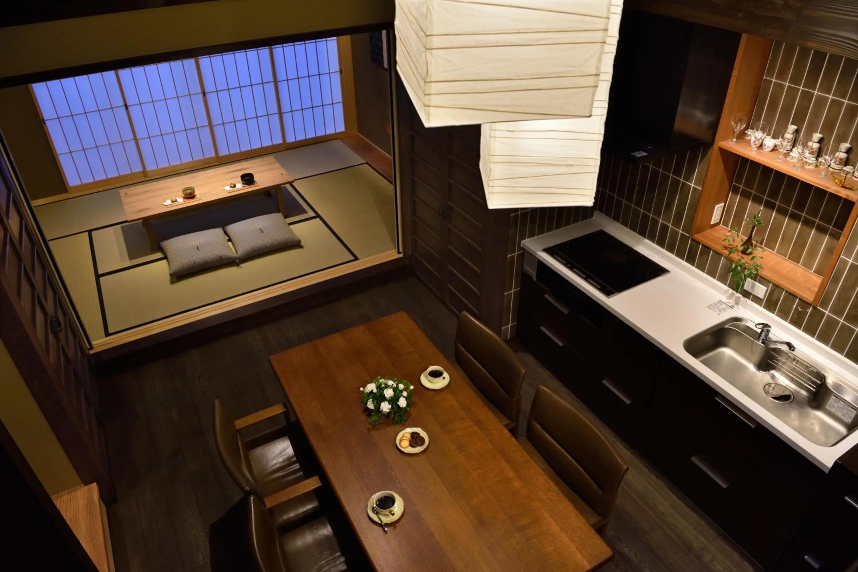 Dining area in Miun Kinkaku-ji