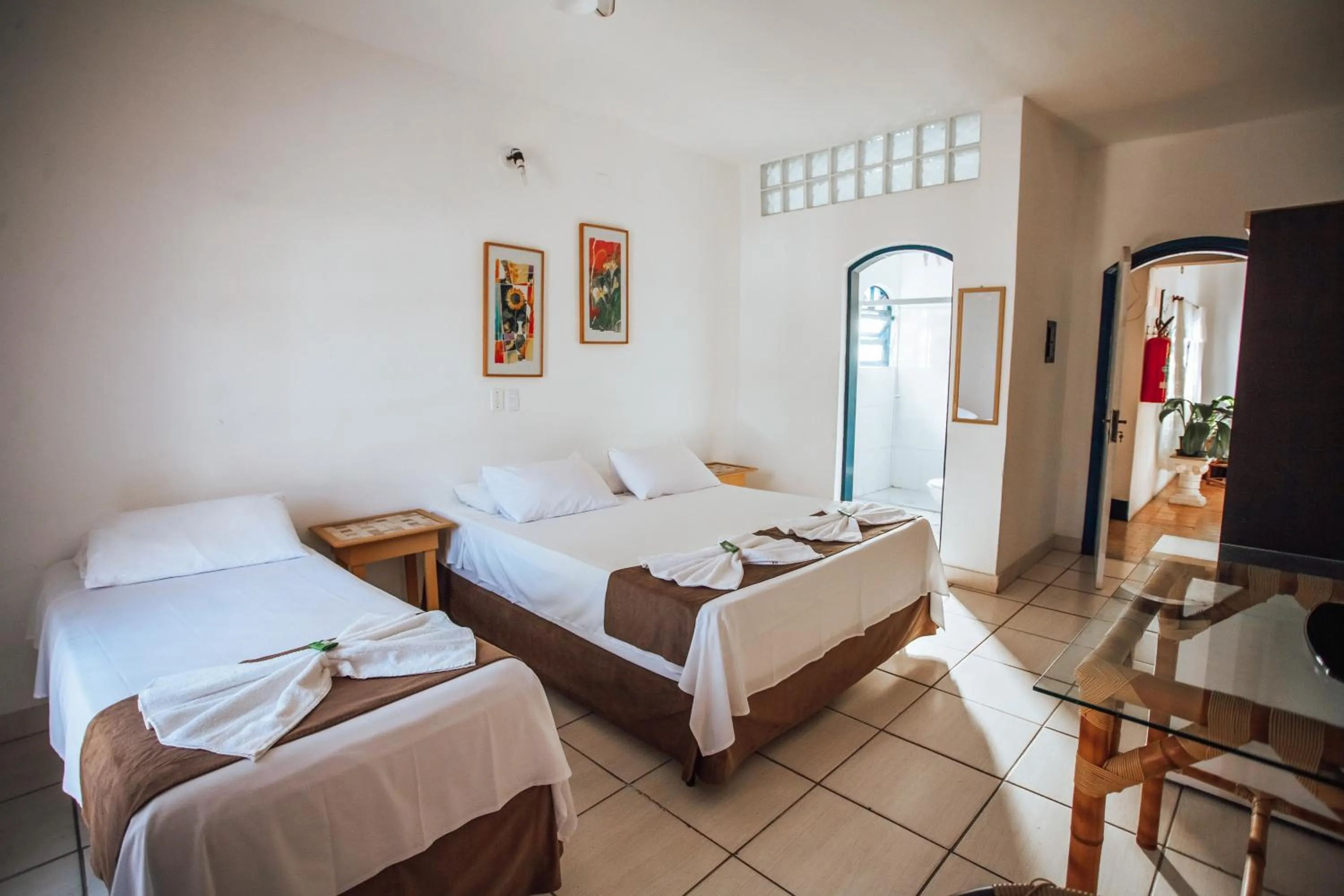 Bed in Pousada Rafimar