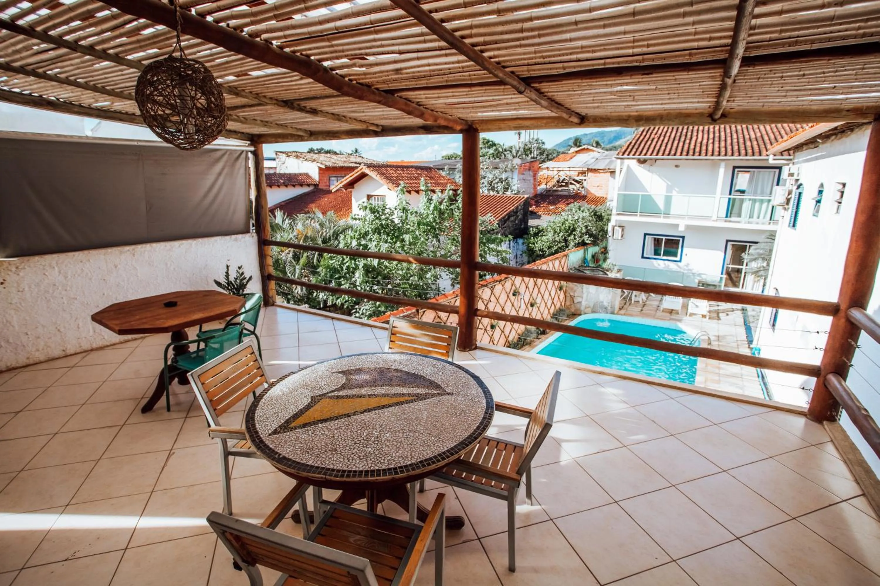 Balcony/Terrace in Pousada Rafimar