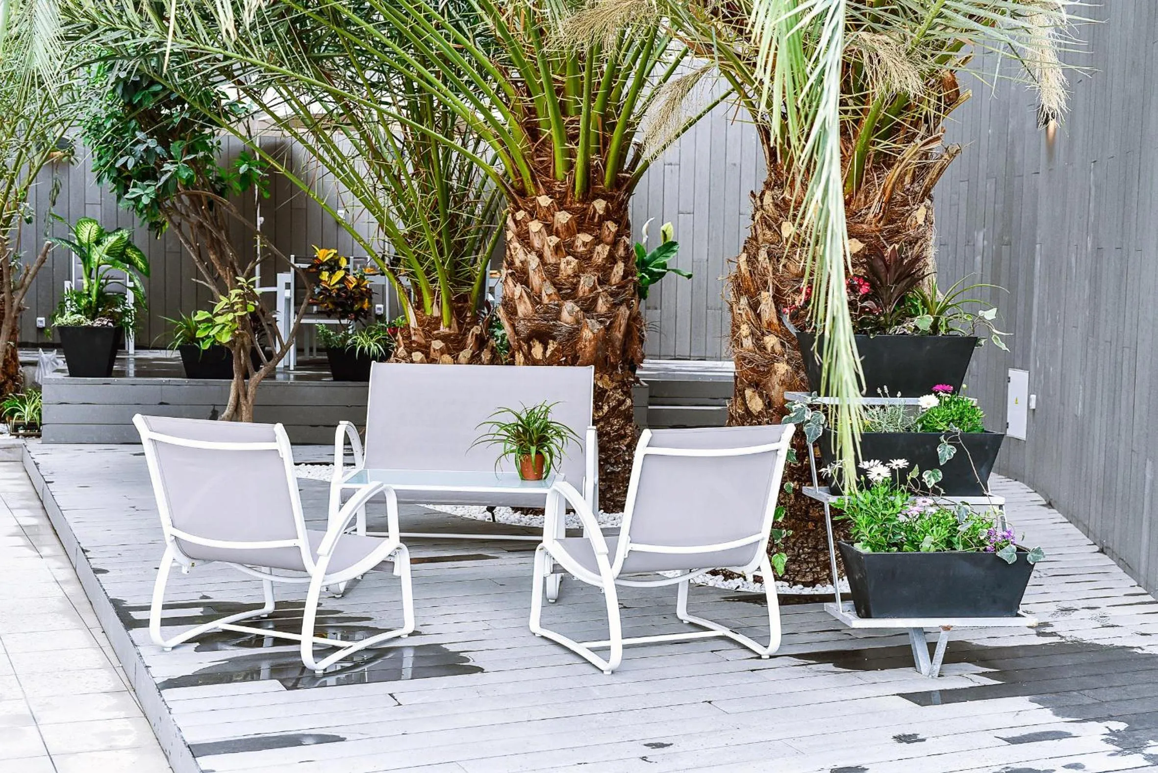 Patio in Calypso Boutique Apartments - Ceased Trading