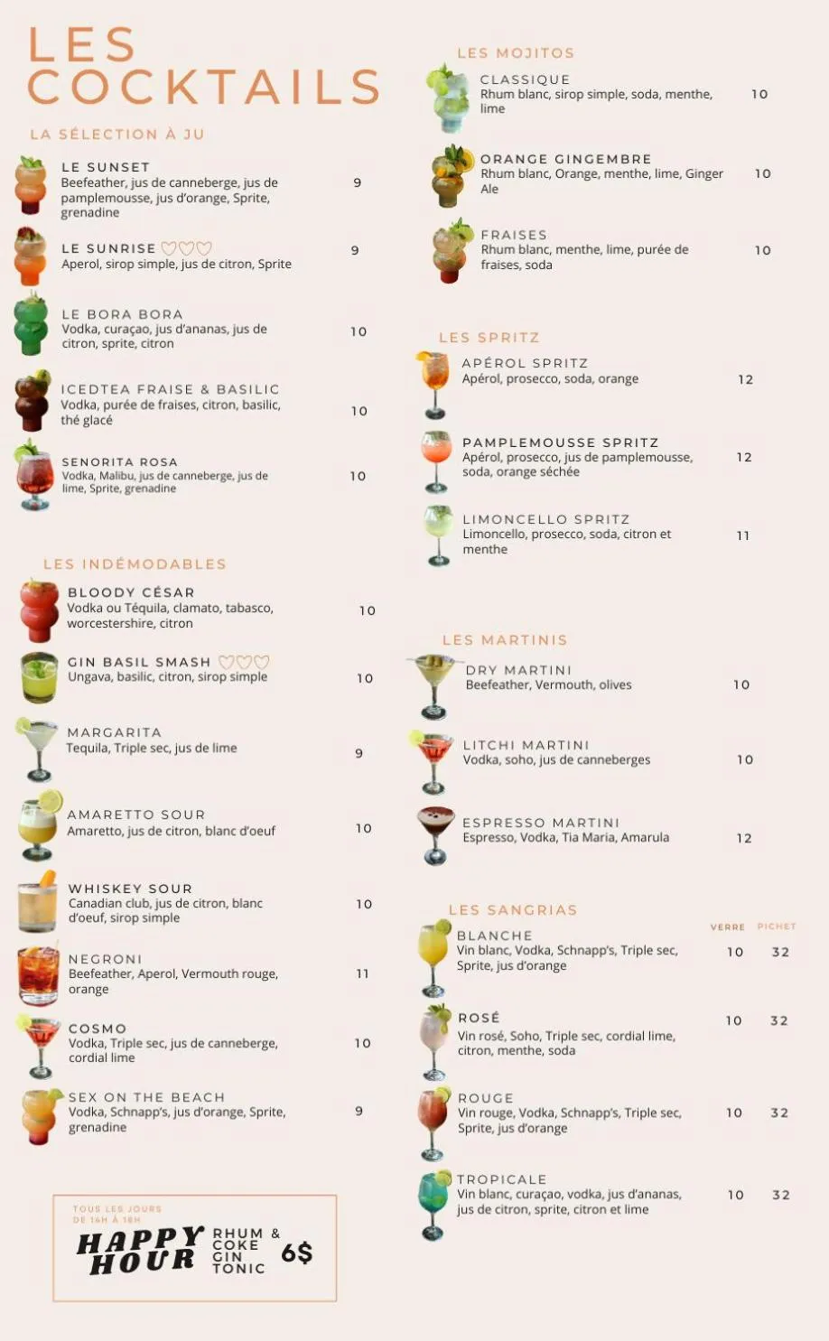 Restaurant/places to eat in Auberge le Parasol