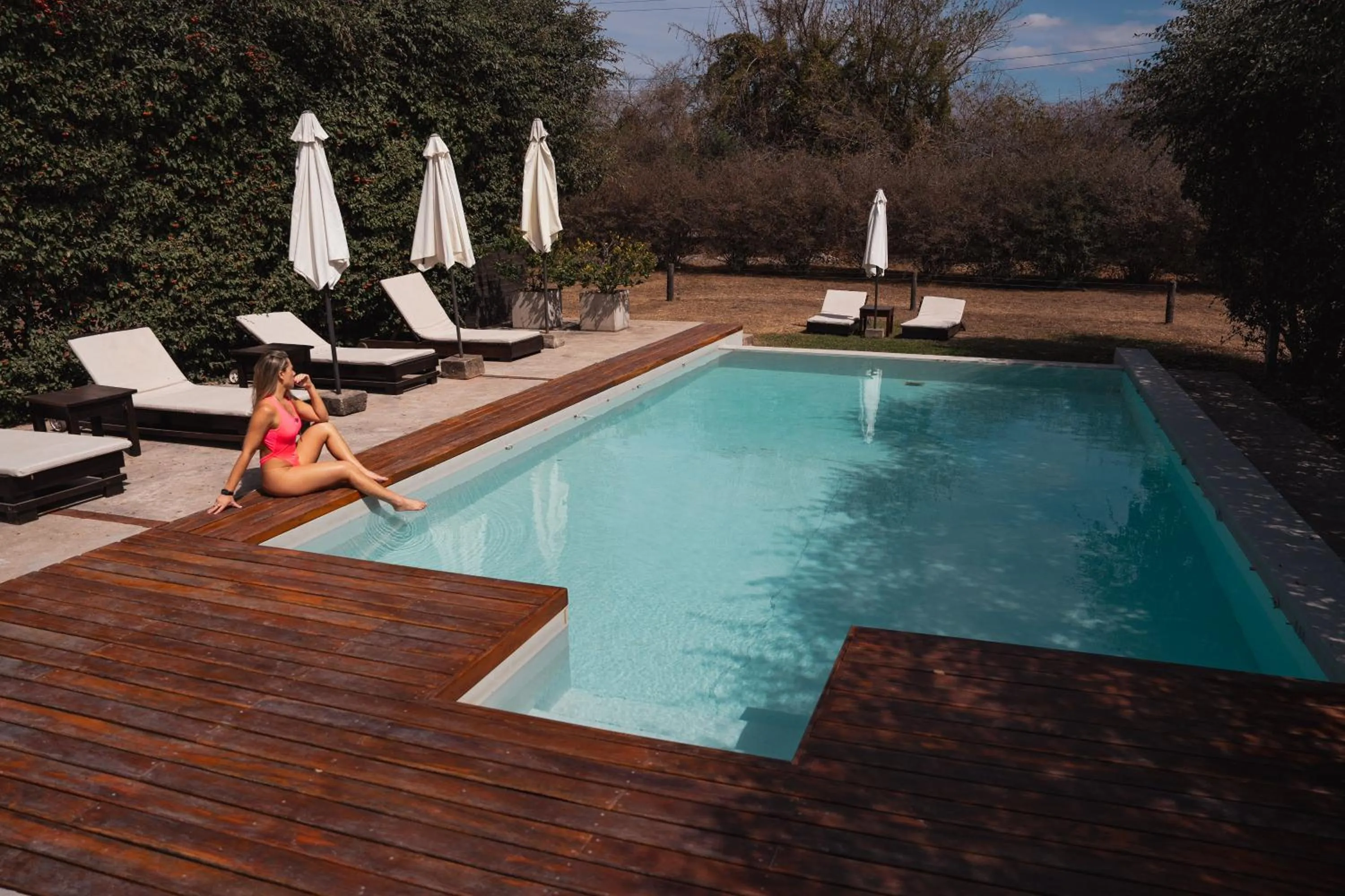Swimming pool in Finca Valentina