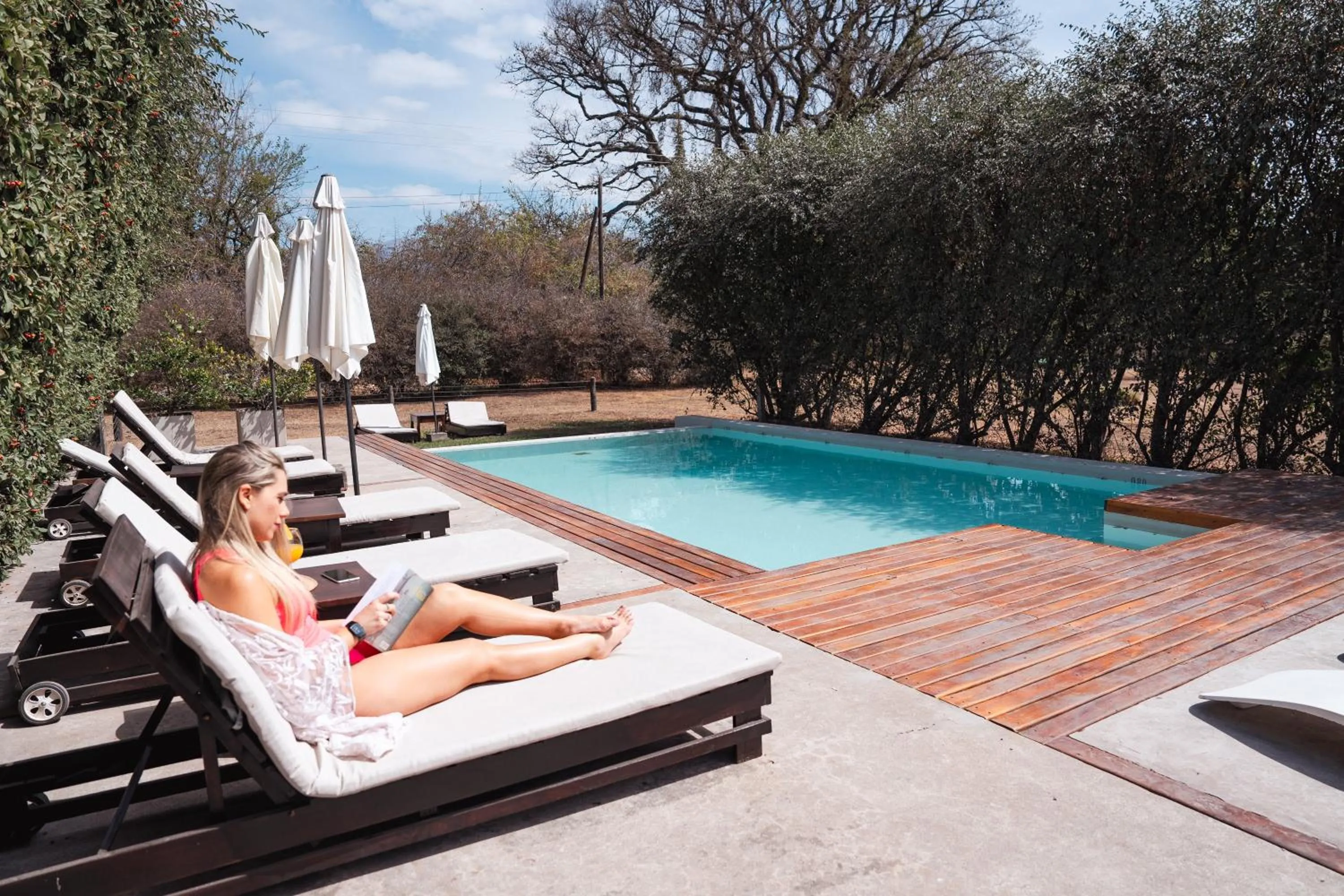 Swimming pool in Finca Valentina