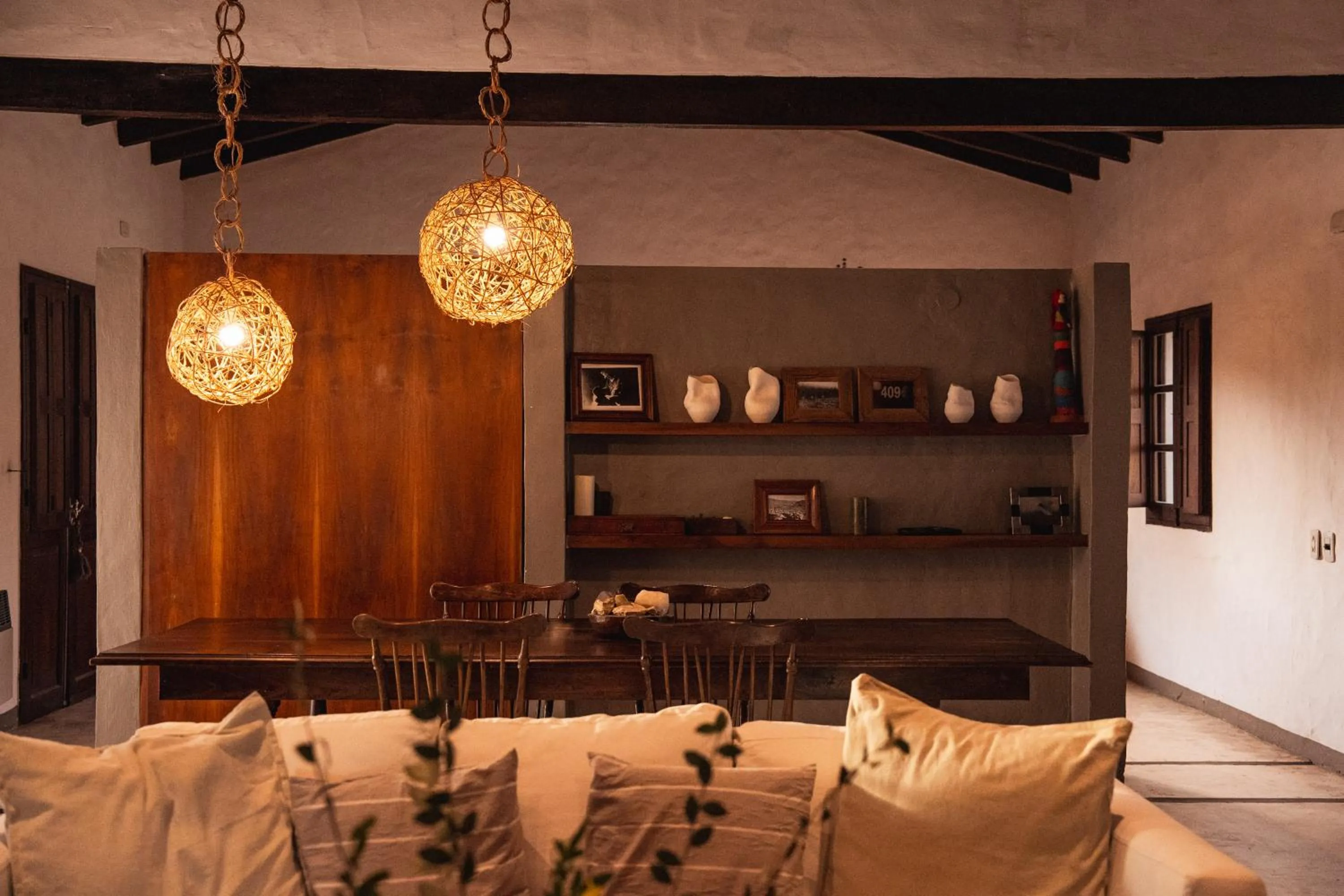 Living room, Bed in Finca Valentina