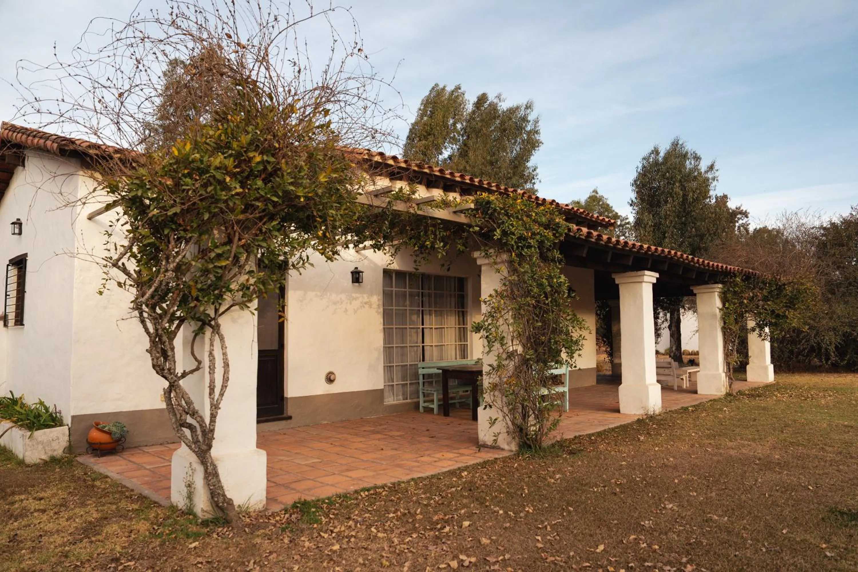 Garden view in Finca Valentina
