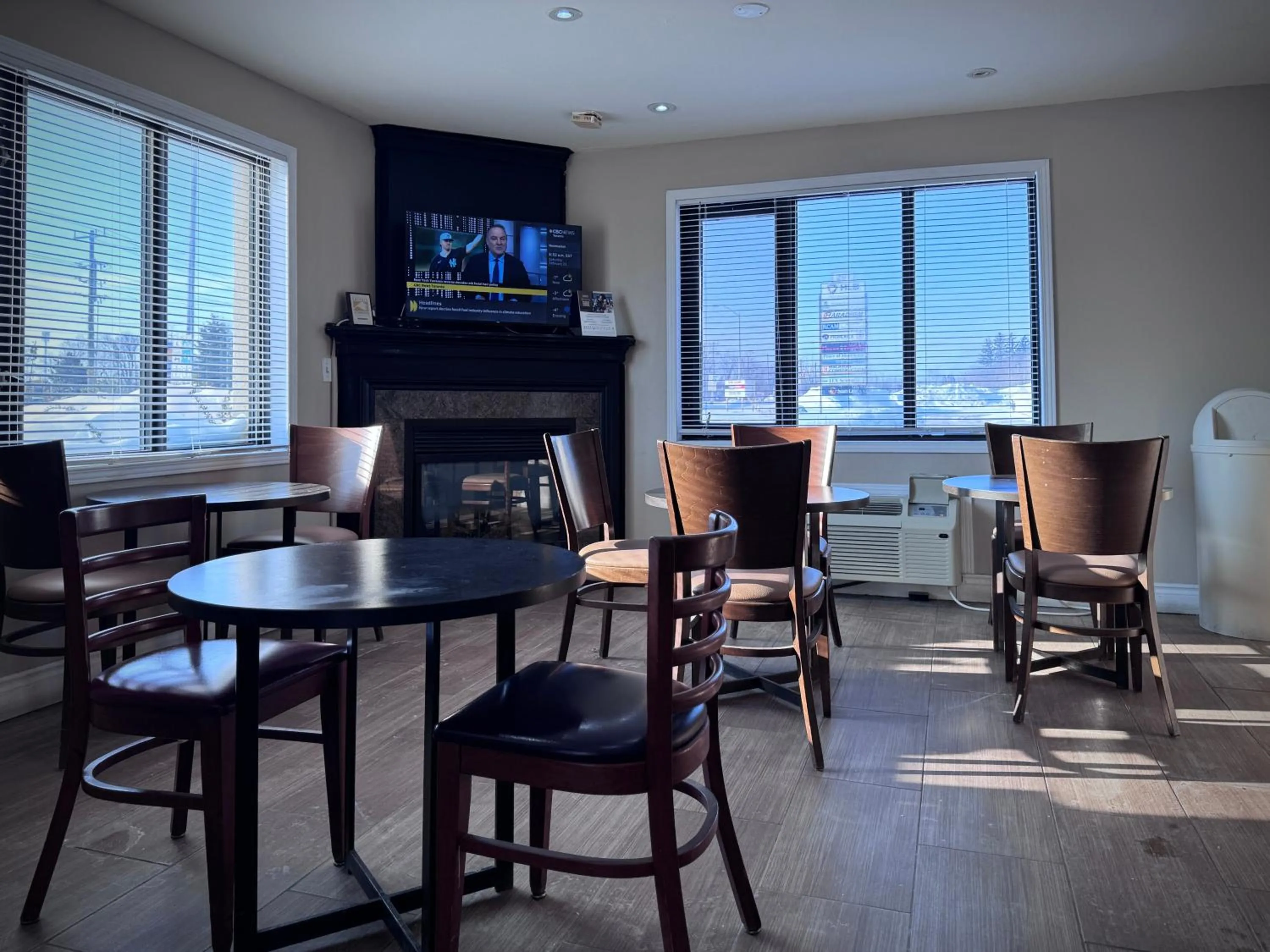 Seating area in Super 8 by Wyndham Guelph