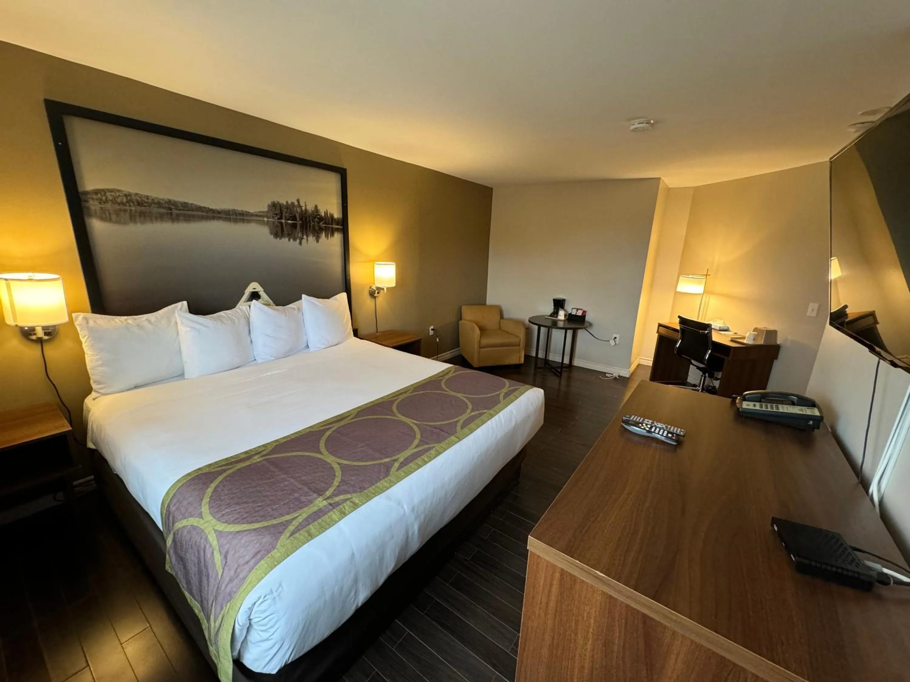 Bed in Super 8 by Wyndham Guelph