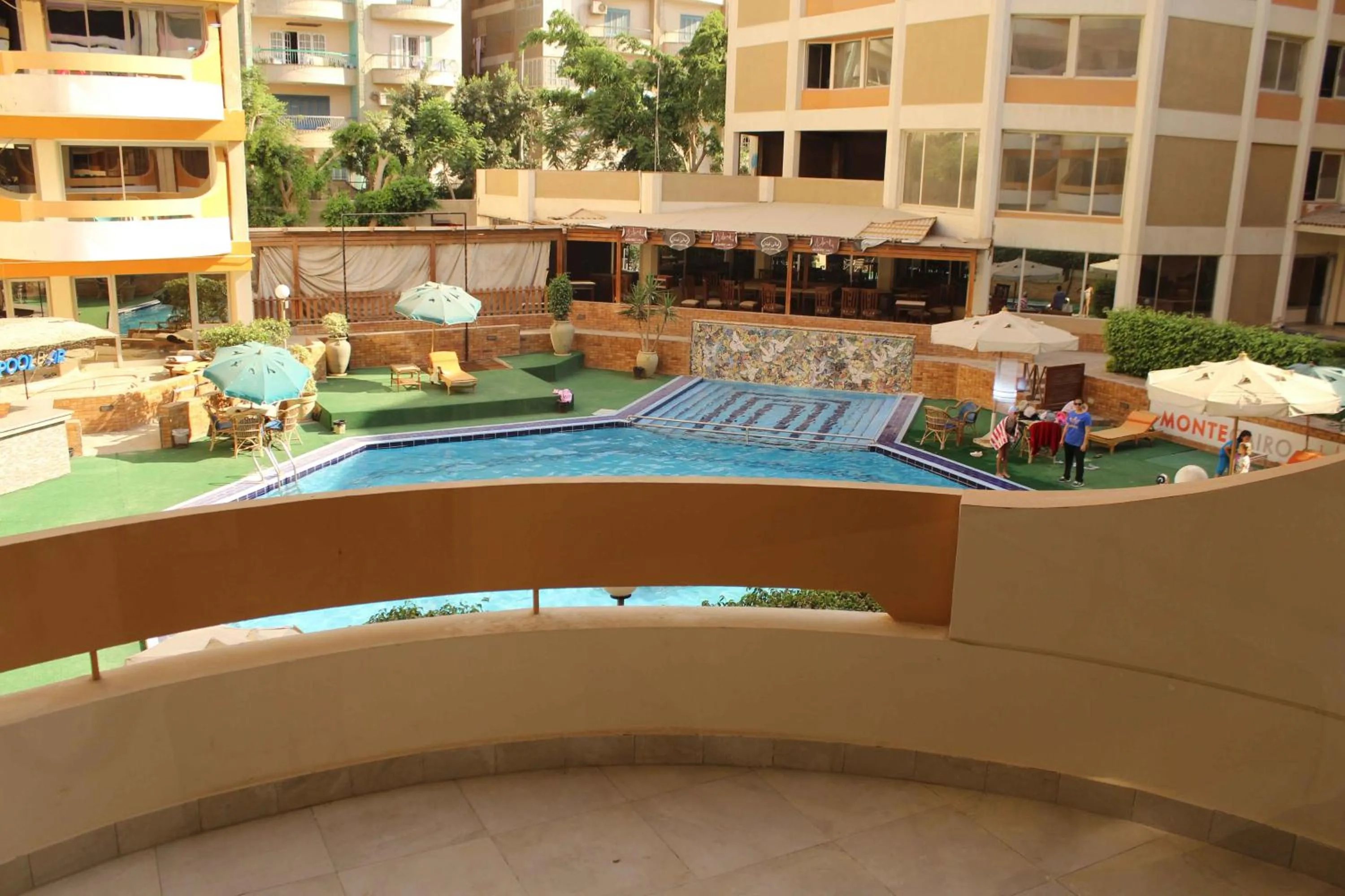 Swimming pool in Monte Cairo Serviced Apartments