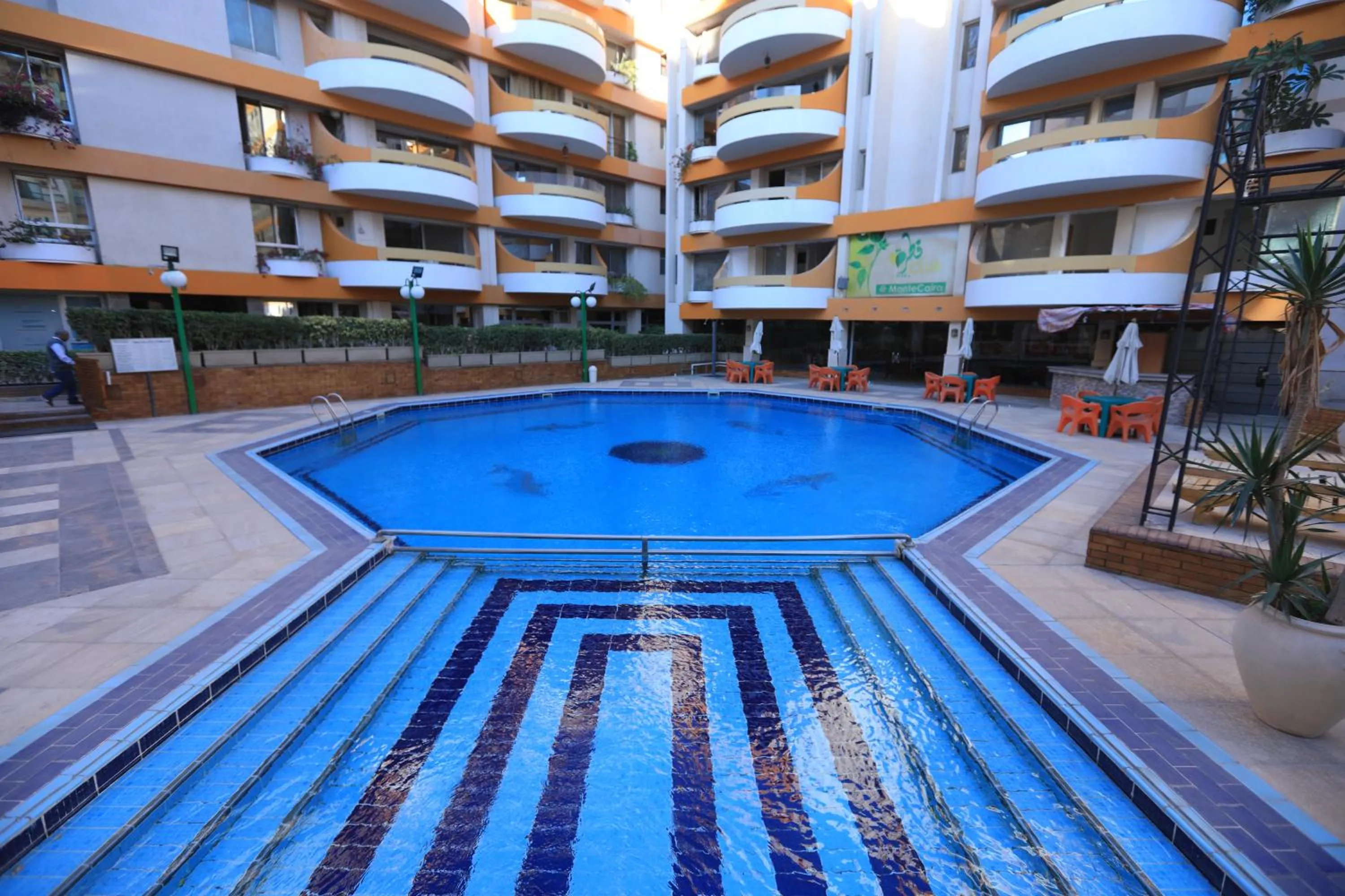 Pool view in Monte Cairo Serviced Apartments