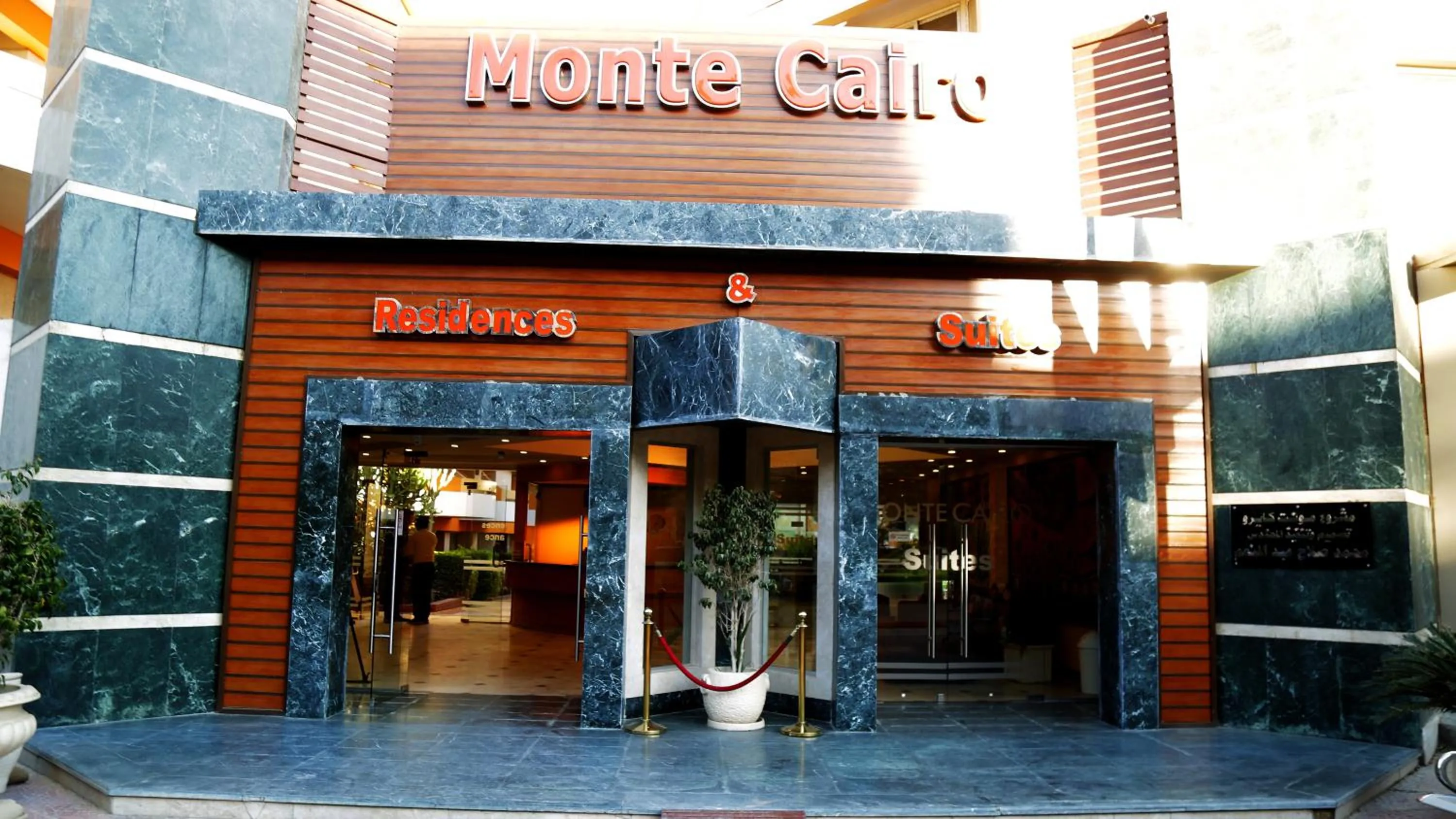 Facade/entrance in Monte Cairo Serviced Apartments