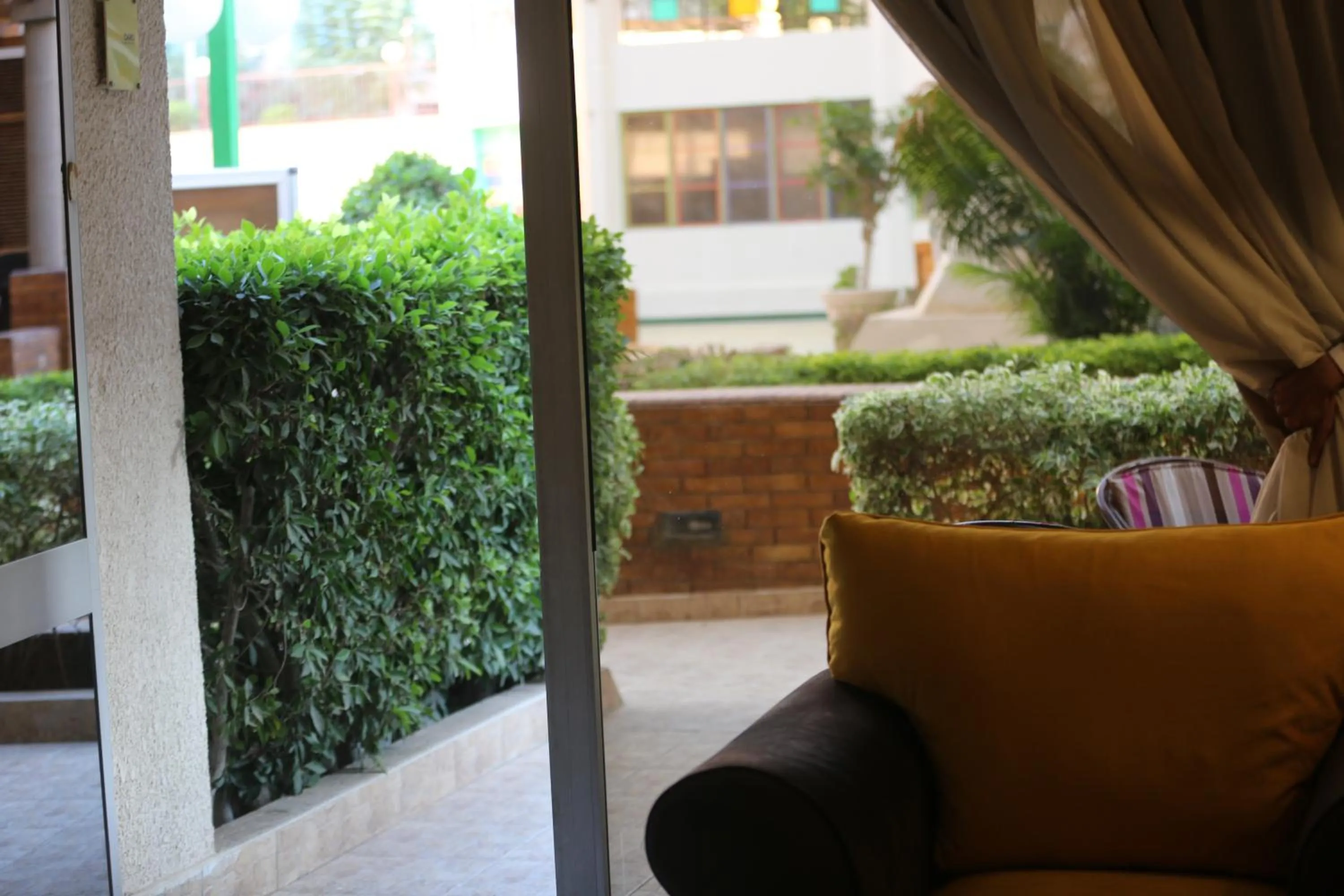 Garden view in Monte Cairo Serviced Apartments