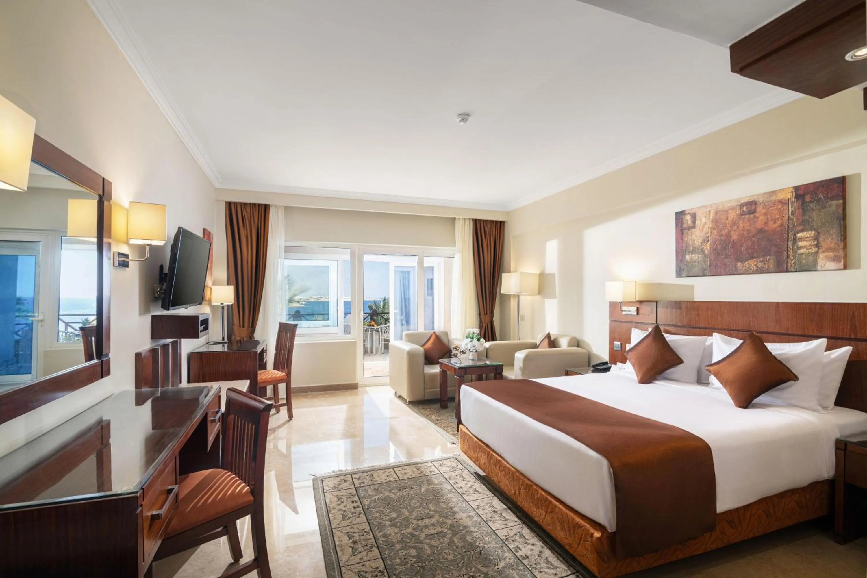 Photo of the whole room, Bed in Sultan Gardens Resort Sharm El Sheikh - Ultra All Inclusive