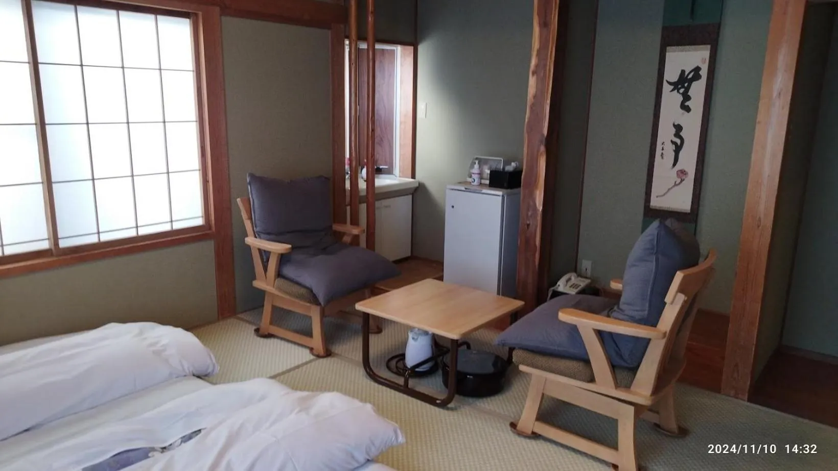 Photo of the whole room, Bed in Yudanaka Yasuragi