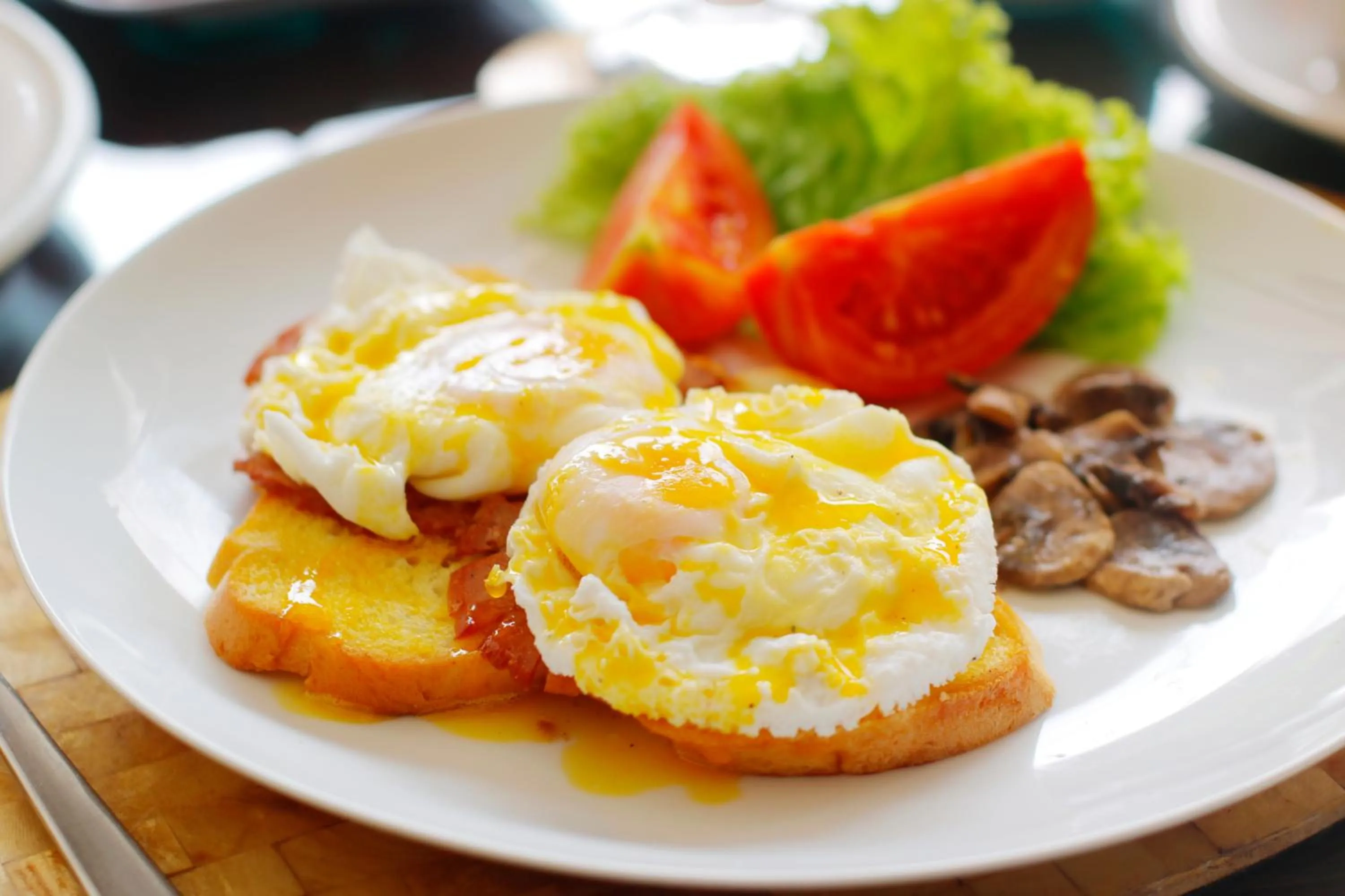 American breakfast in Heliconia Villa