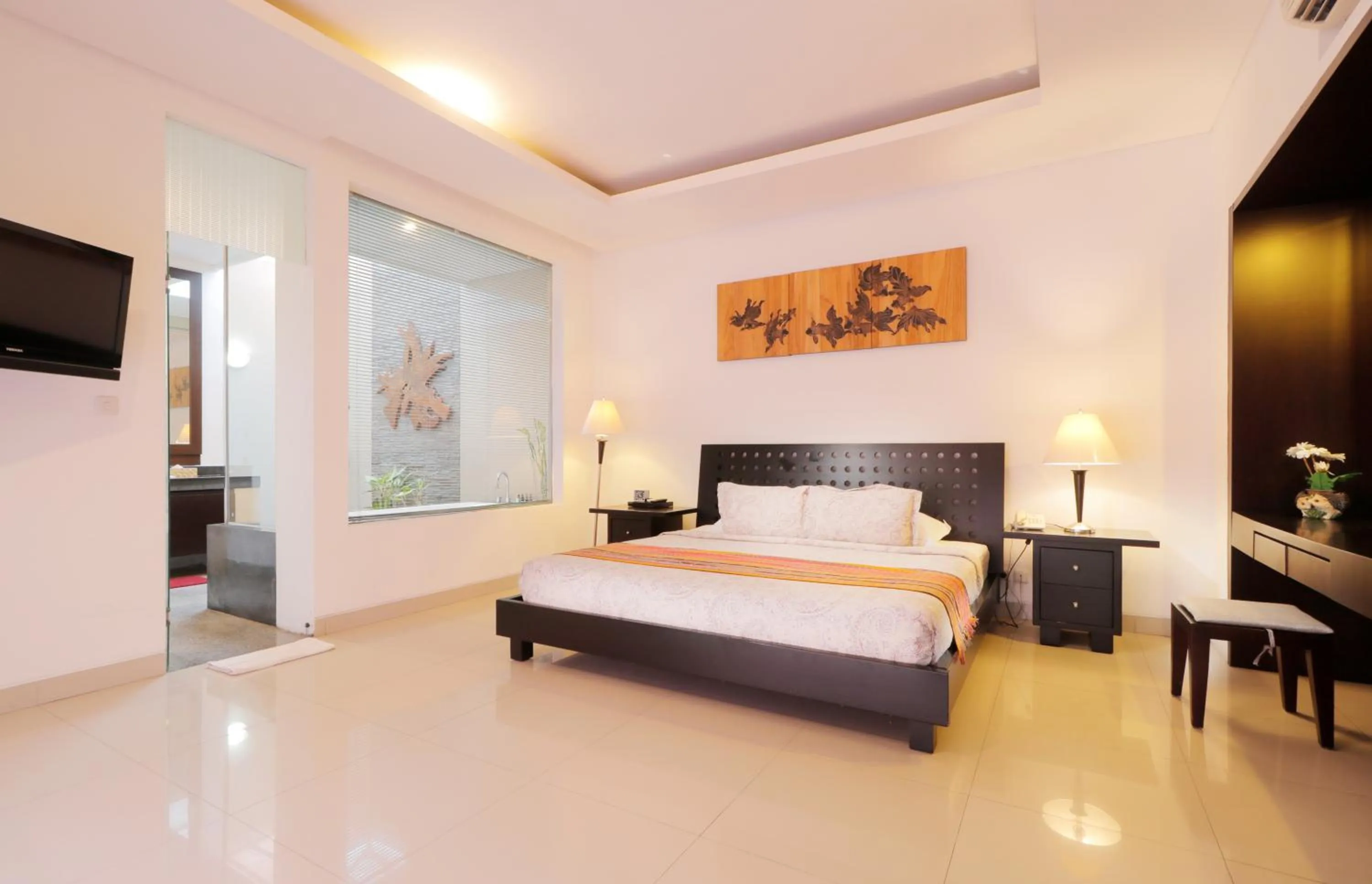 Bedroom, Bed in Heliconia Villa