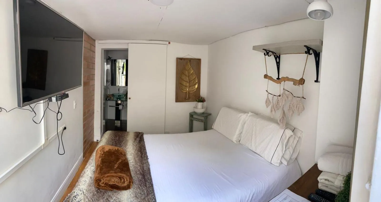 Bed in Hotel Casa Madero