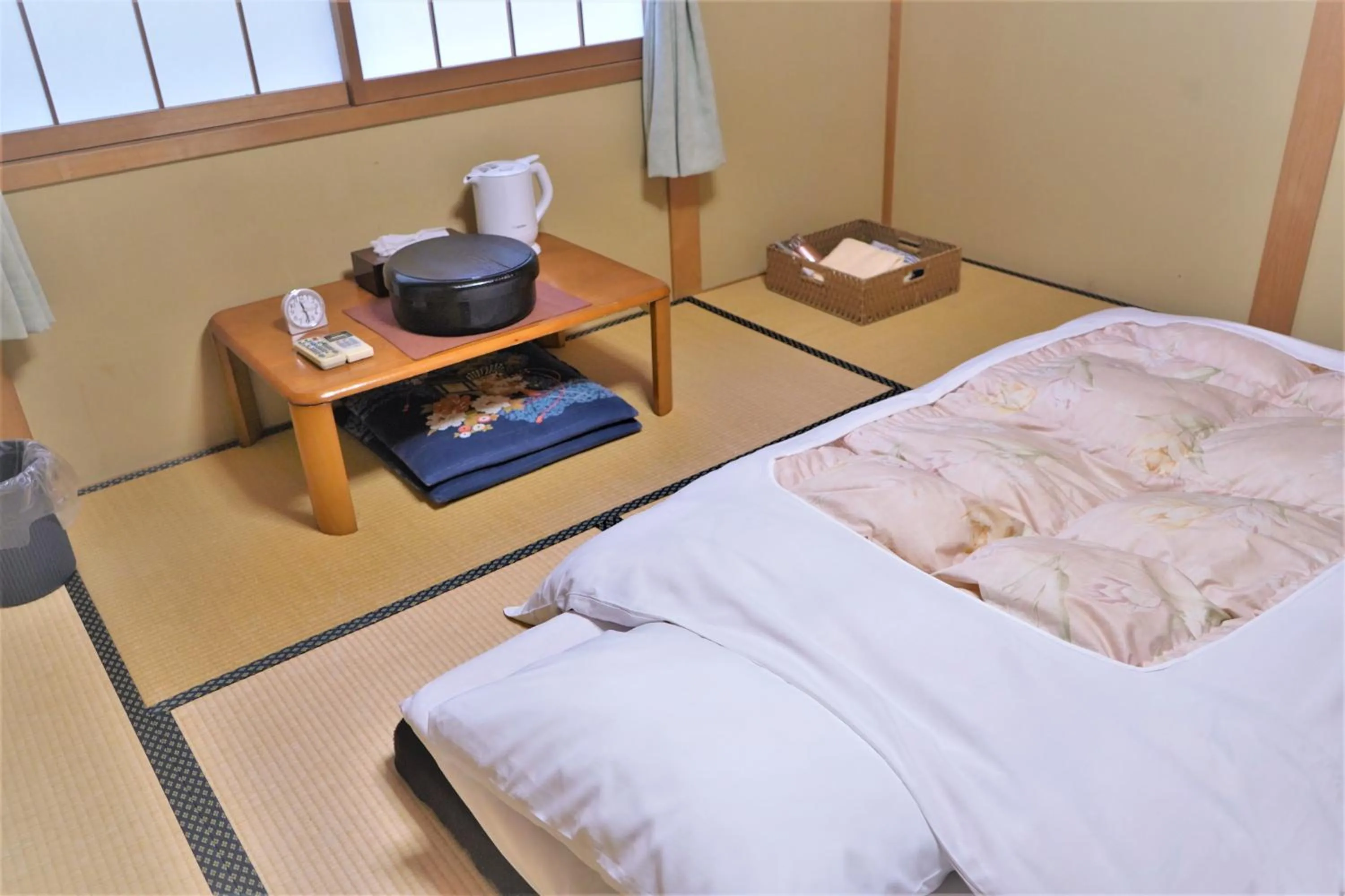 Bed in Ryokan Shimizu