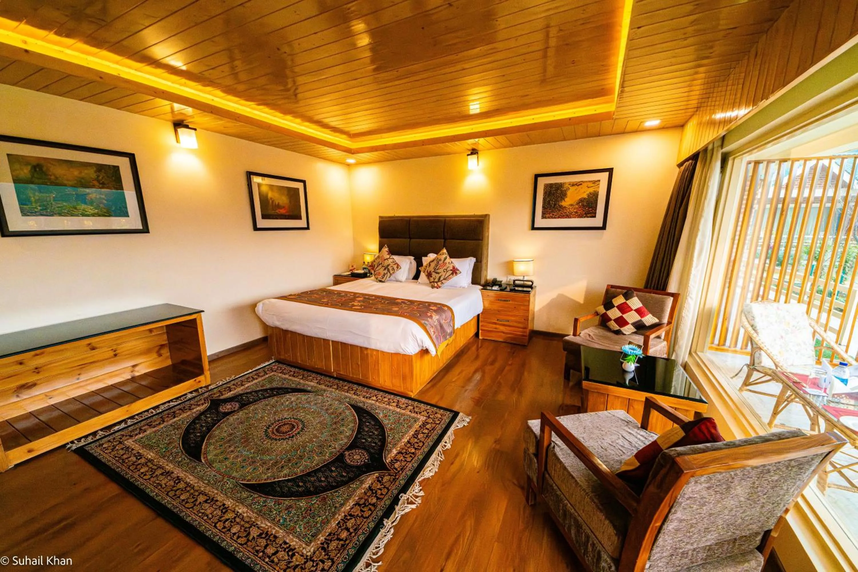 Bed in The Orchard Retreat & Spa