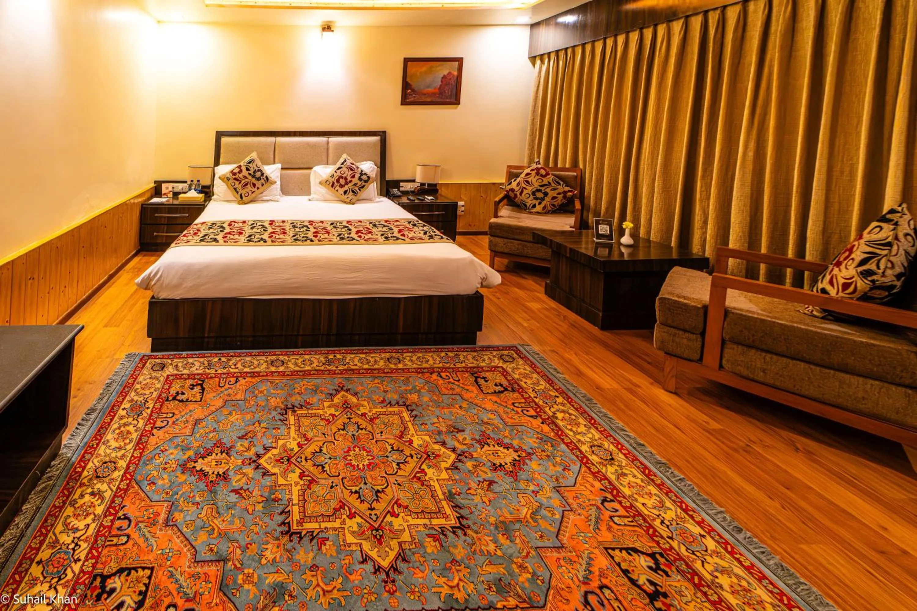 Bed in The Orchard Retreat & Spa