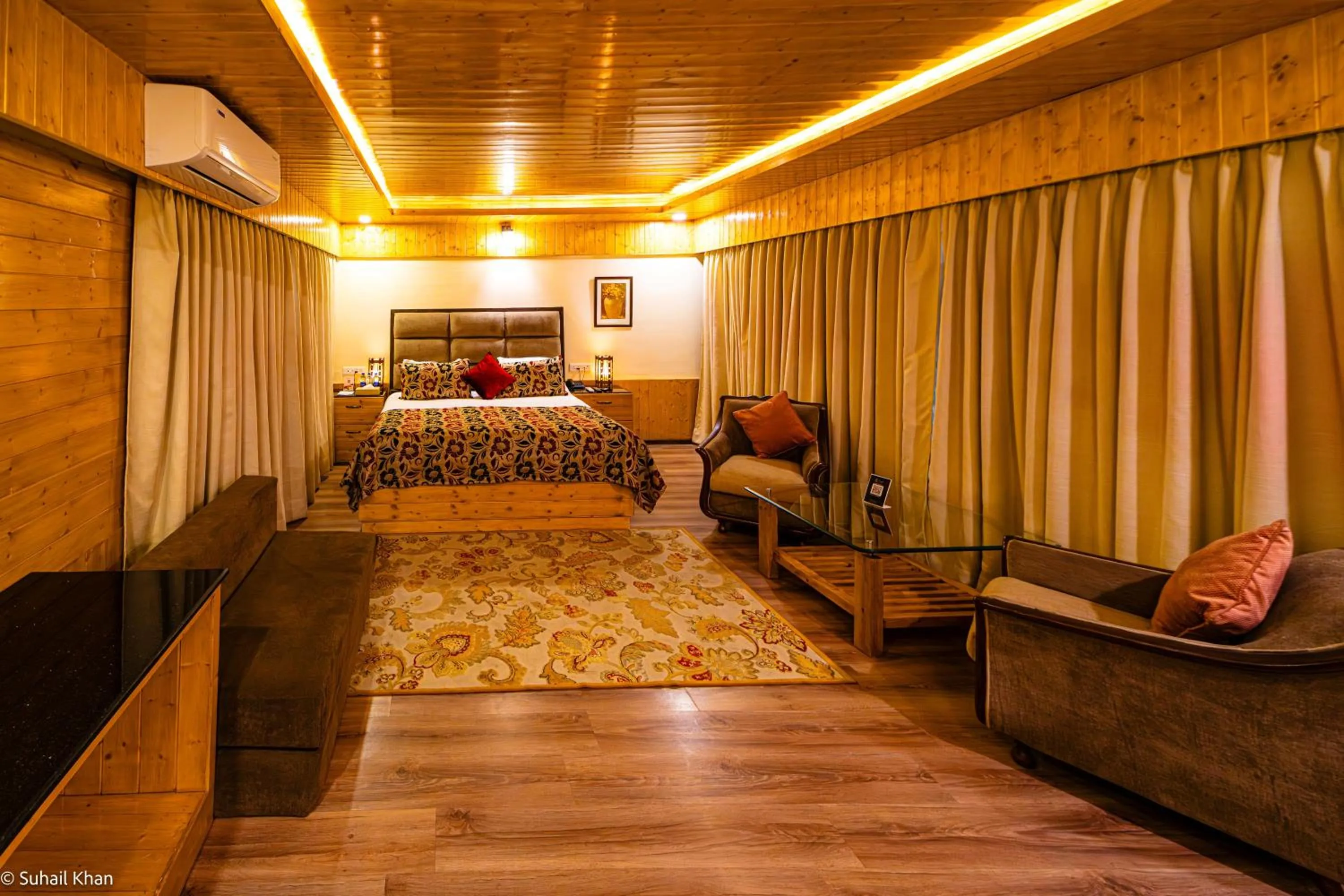 Bed in The Orchard Retreat & Spa