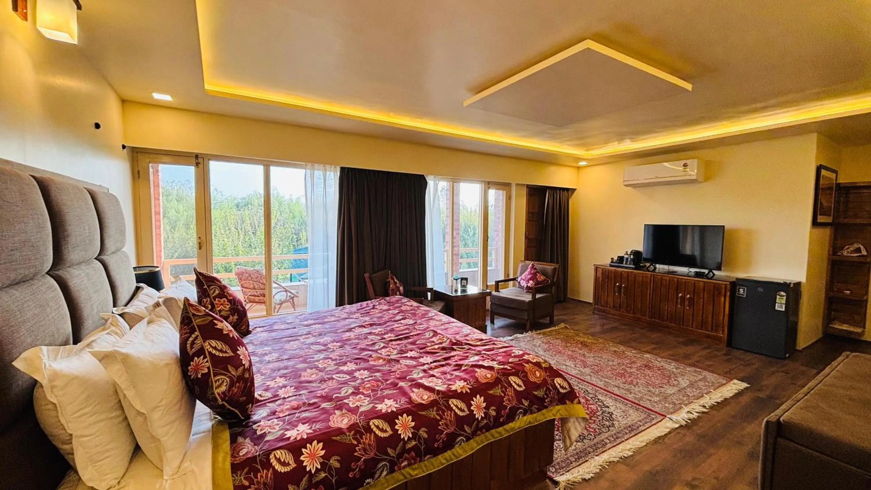 Bed in The Orchard Retreat & Spa