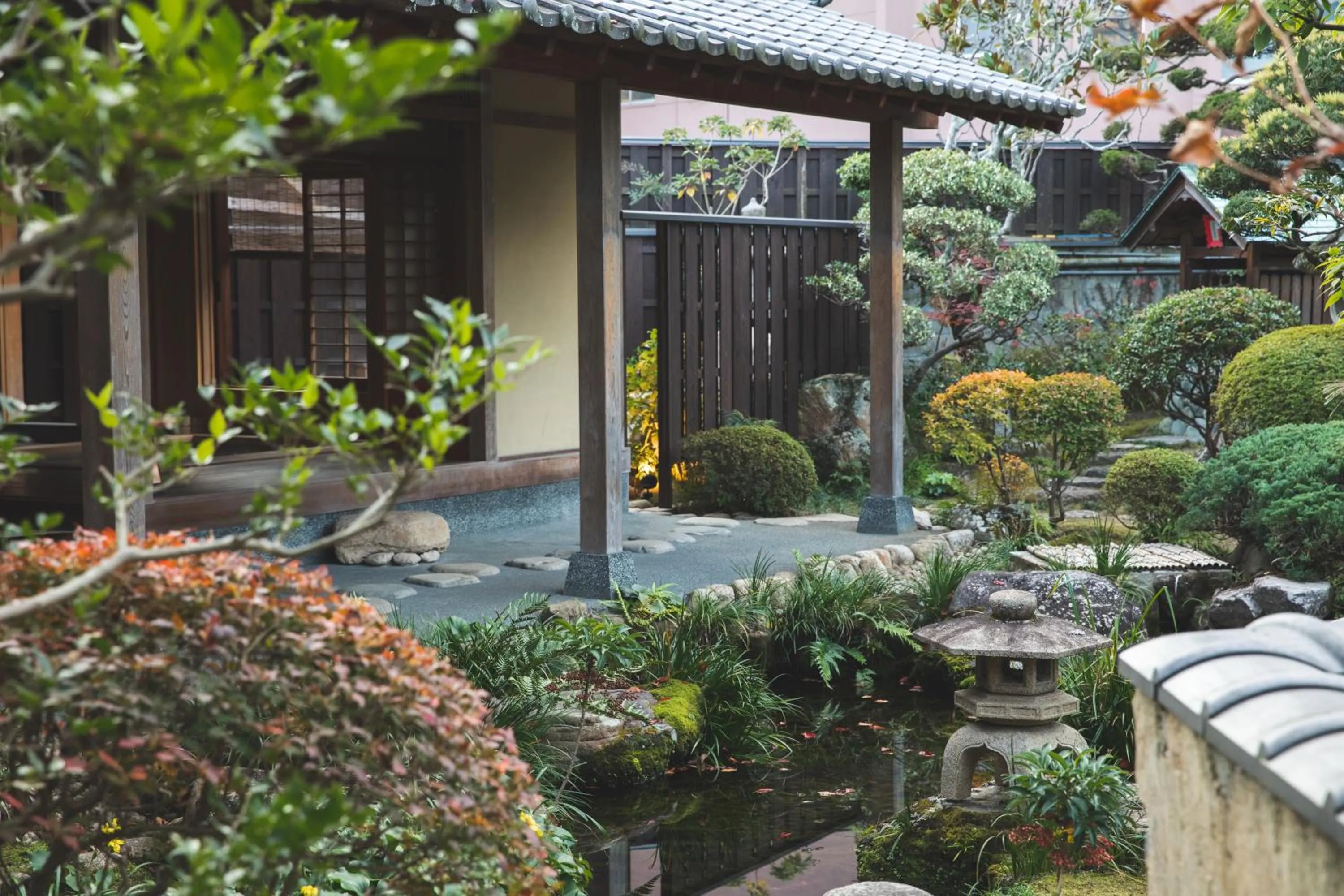 Garden in Arima Onsen Tocen Goshobo