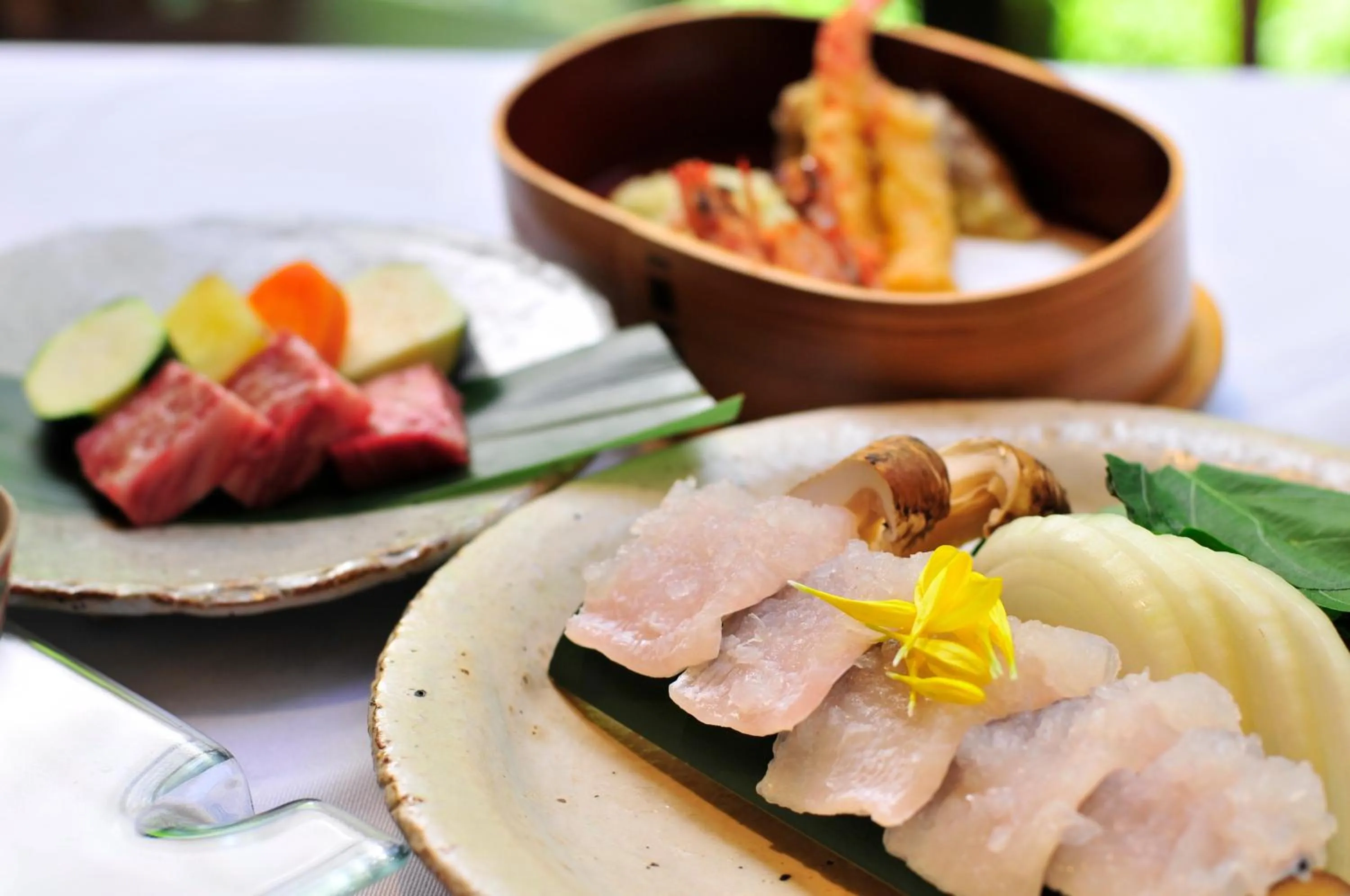 Food close-up in Arima Onsen Tocen Goshobo