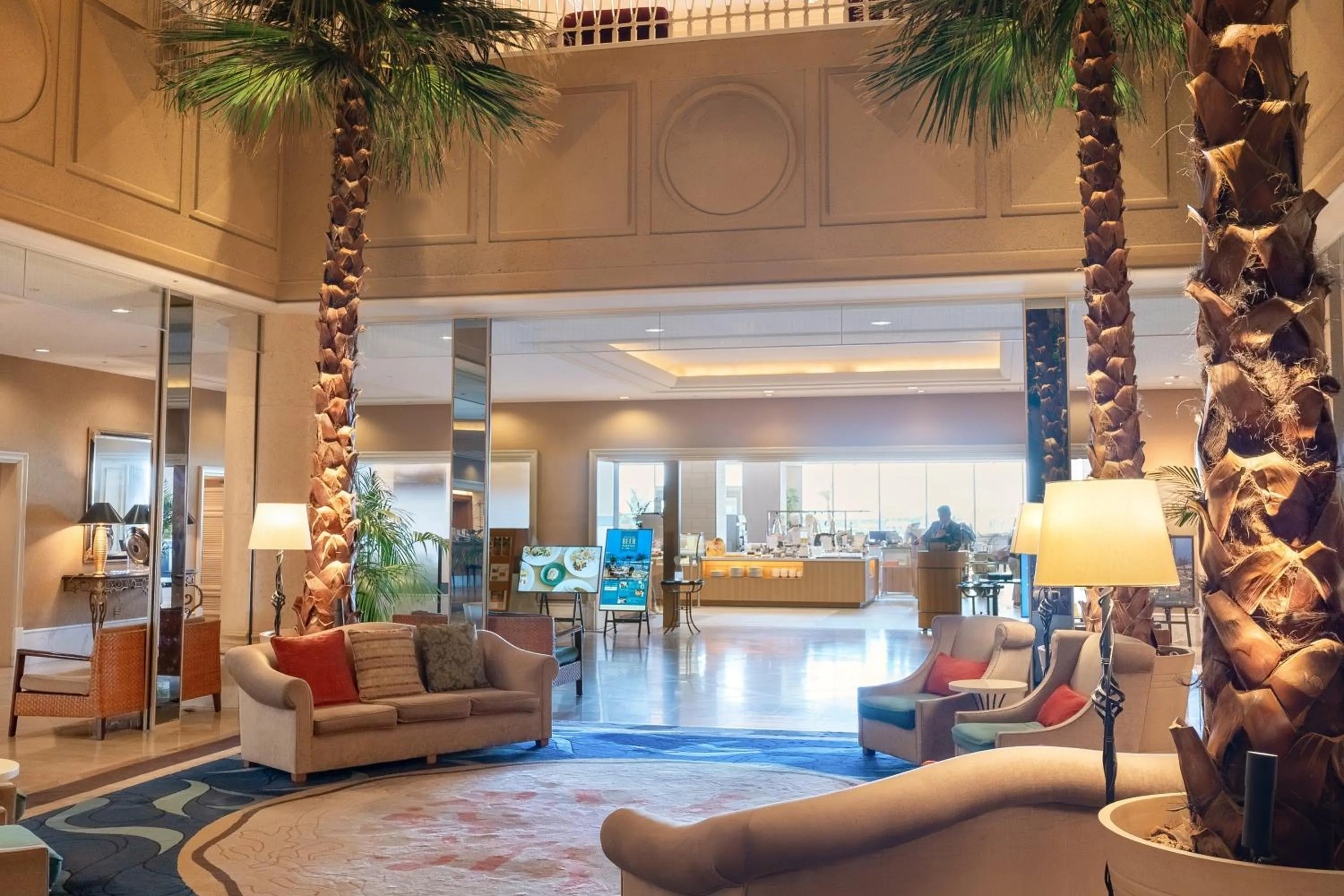 Lobby or reception in Kobe Meriken Park Oriental Hotel