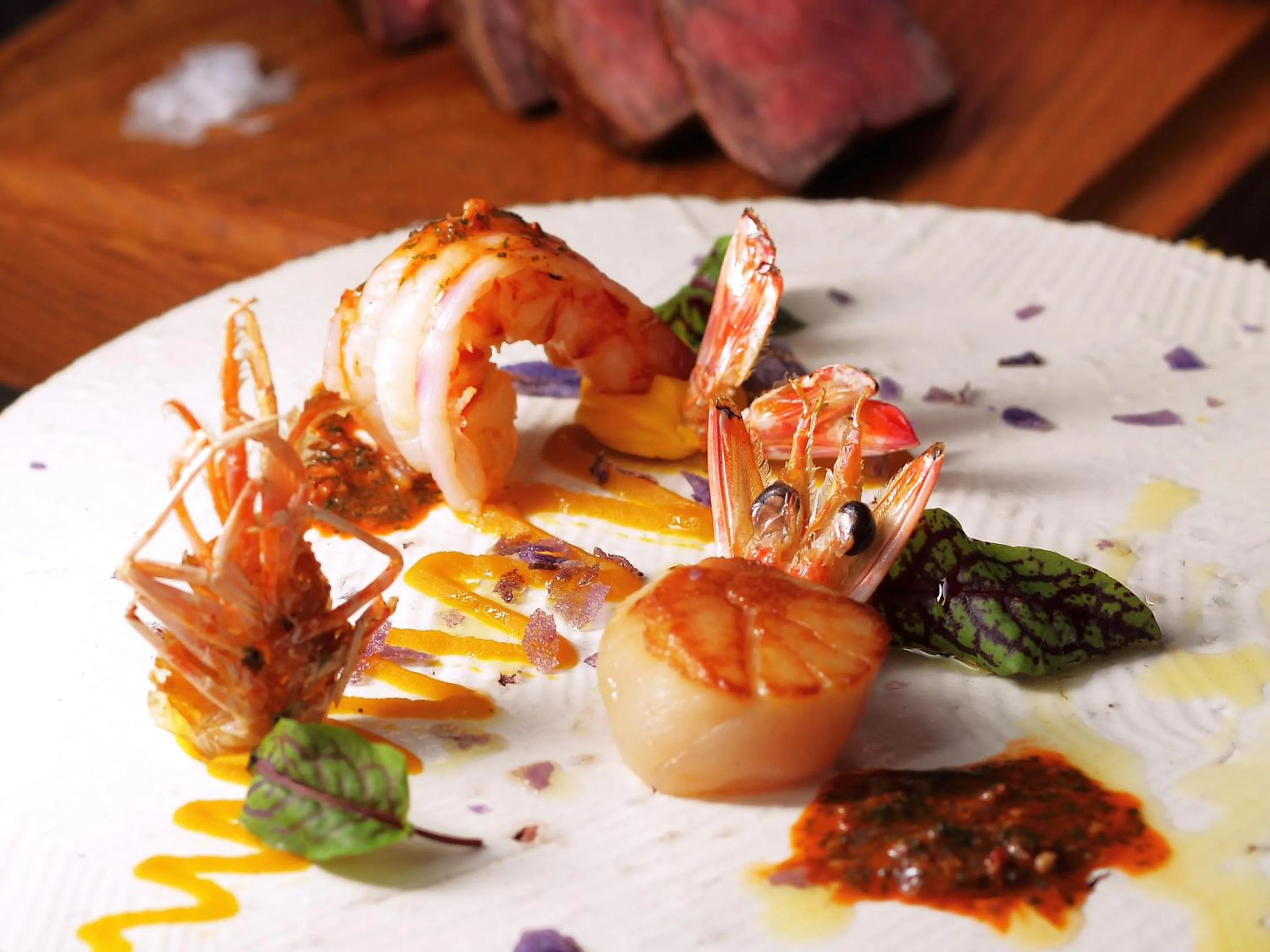 Food close-up in Kobe Meriken Park Oriental Hotel