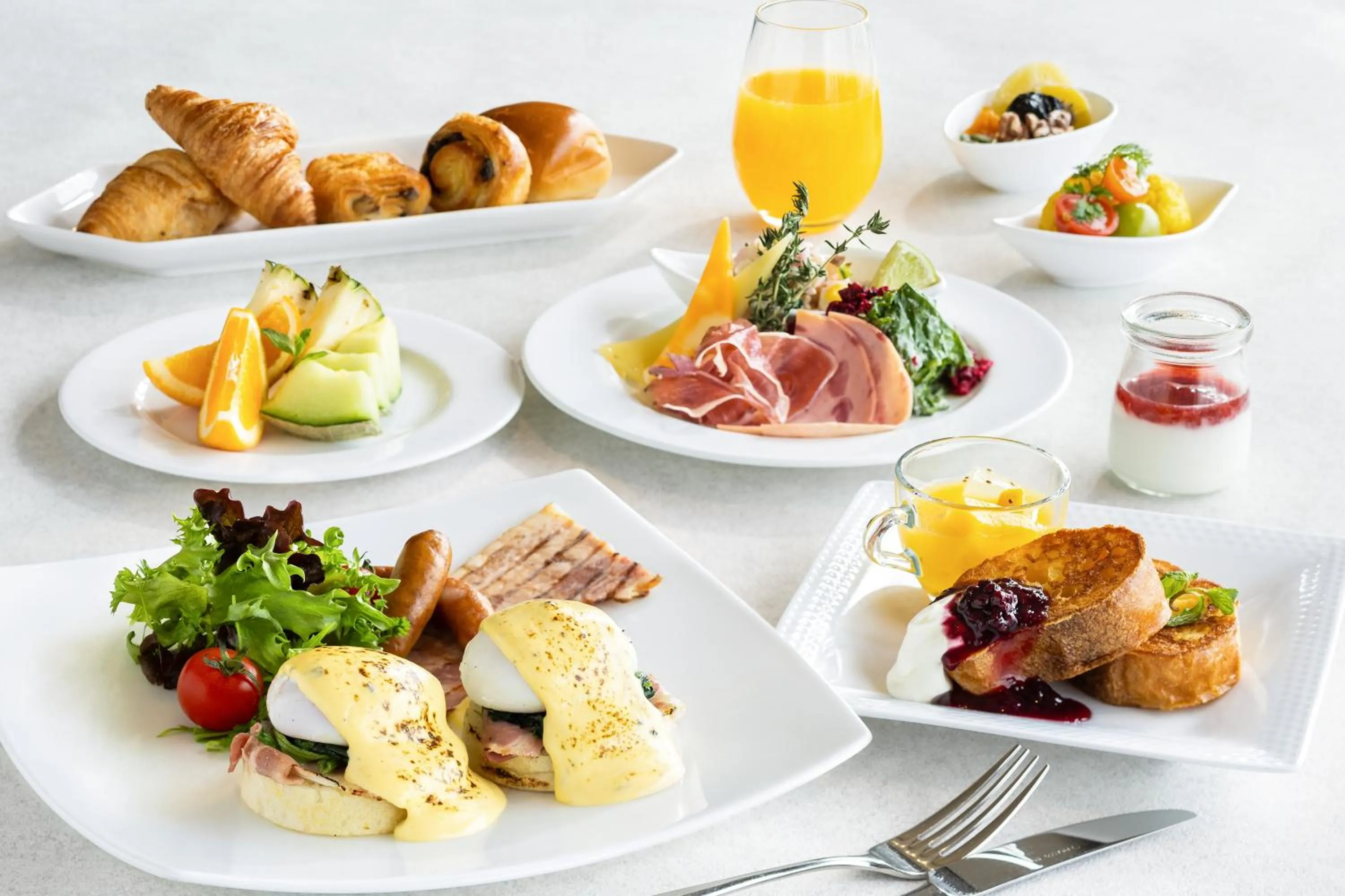 Breakfast in Kobe Meriken Park Oriental Hotel