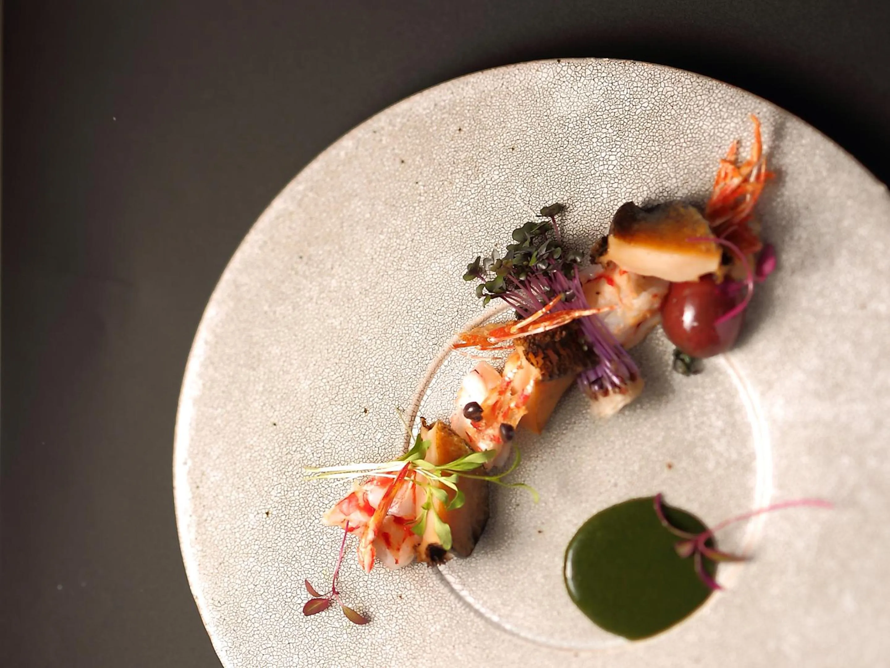 Food close-up in Kobe Meriken Park Oriental Hotel