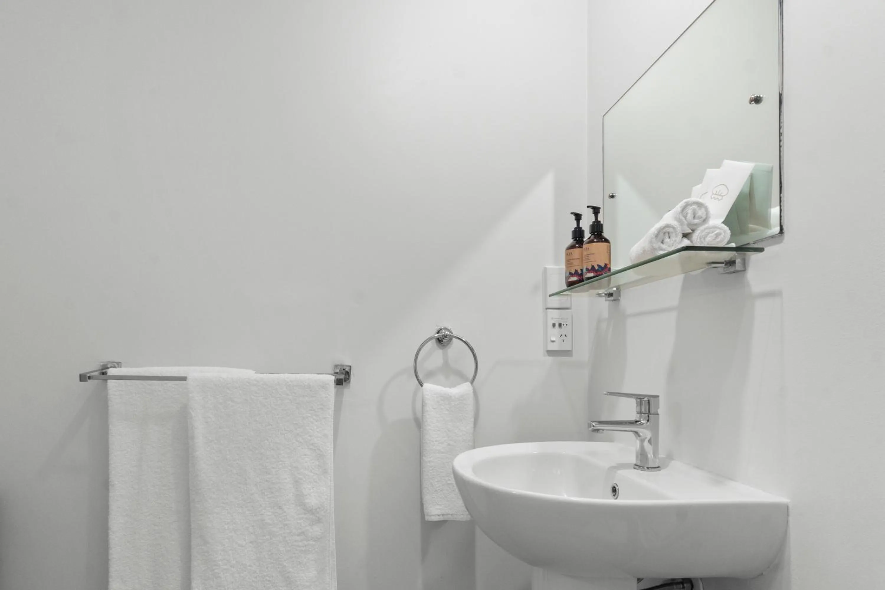 Bathroom in ASURE Admirals View Motel