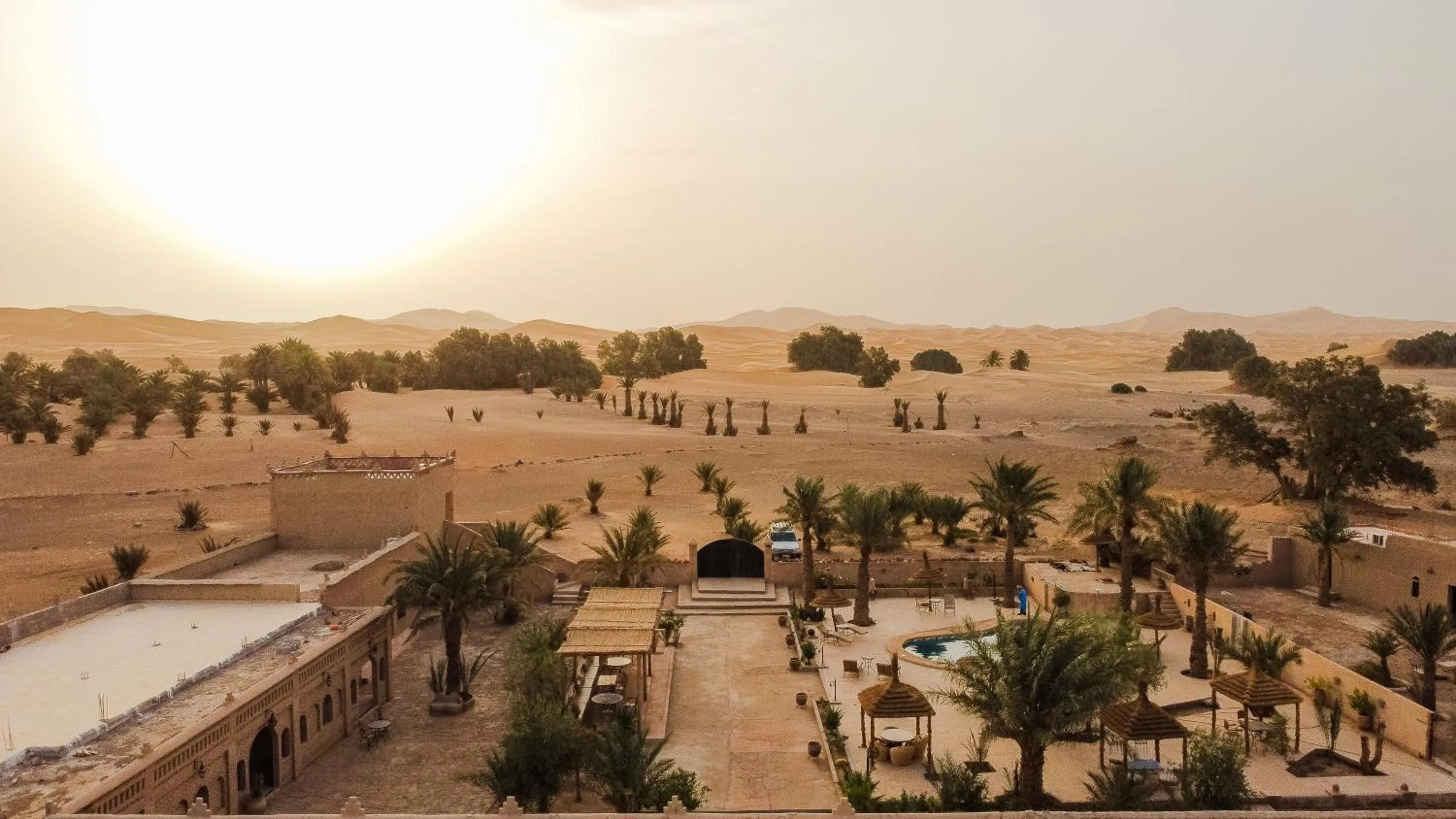 Sunrise in RiadSuerteloca Merzouga