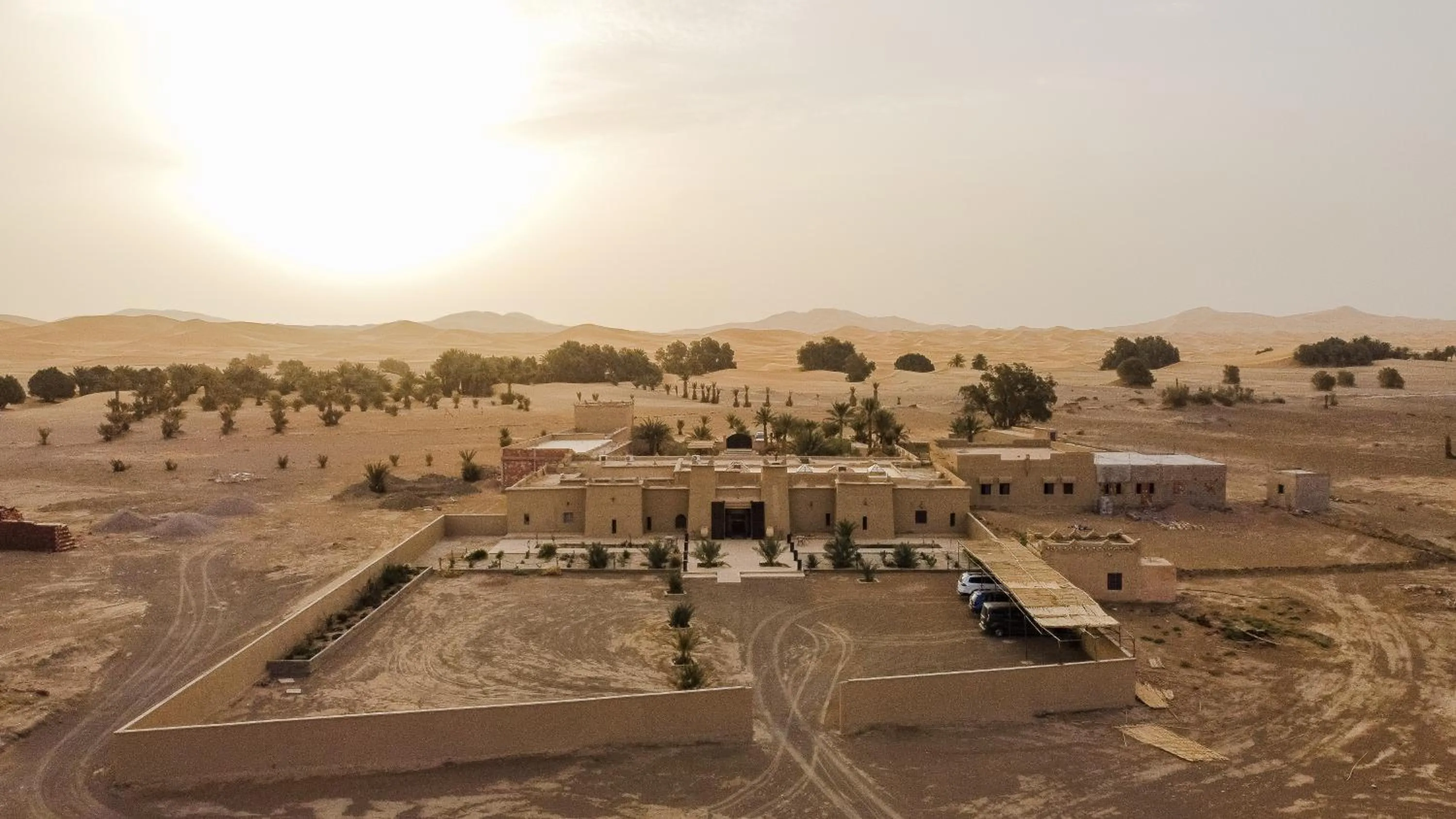 Bird's eye view in RiadSuerteloca Merzouga